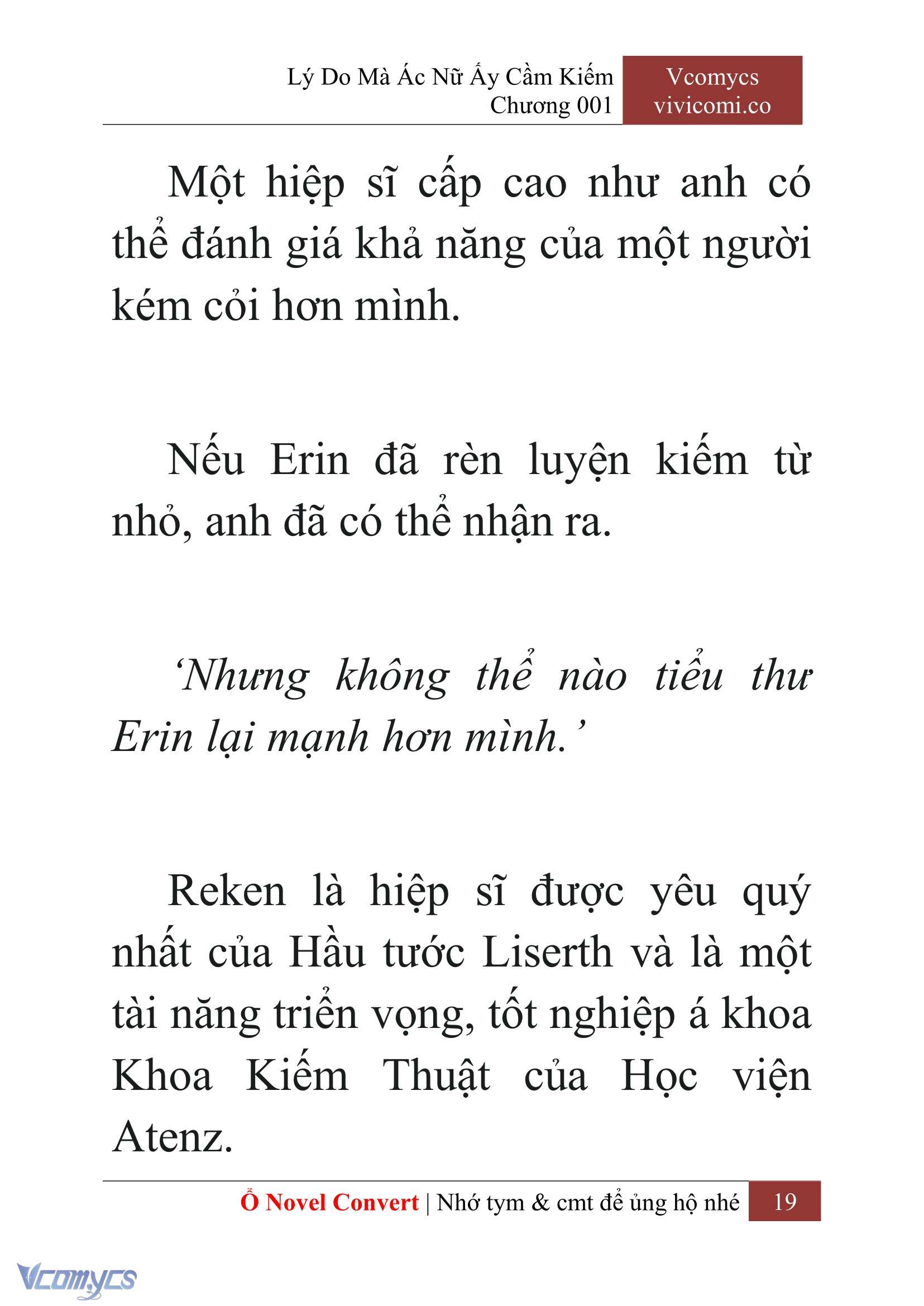 [Novel] Lý Do Mà Ác Nữ Ấy Cầm Kiếm Chapter 1 - Trang 2