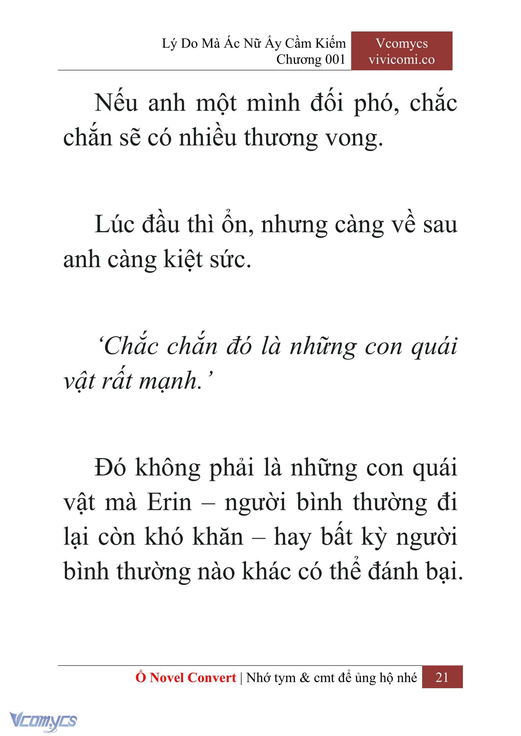 [Novel] Lý Do Mà Ác Nữ Ấy Cầm Kiếm Chapter 1 - Trang 2