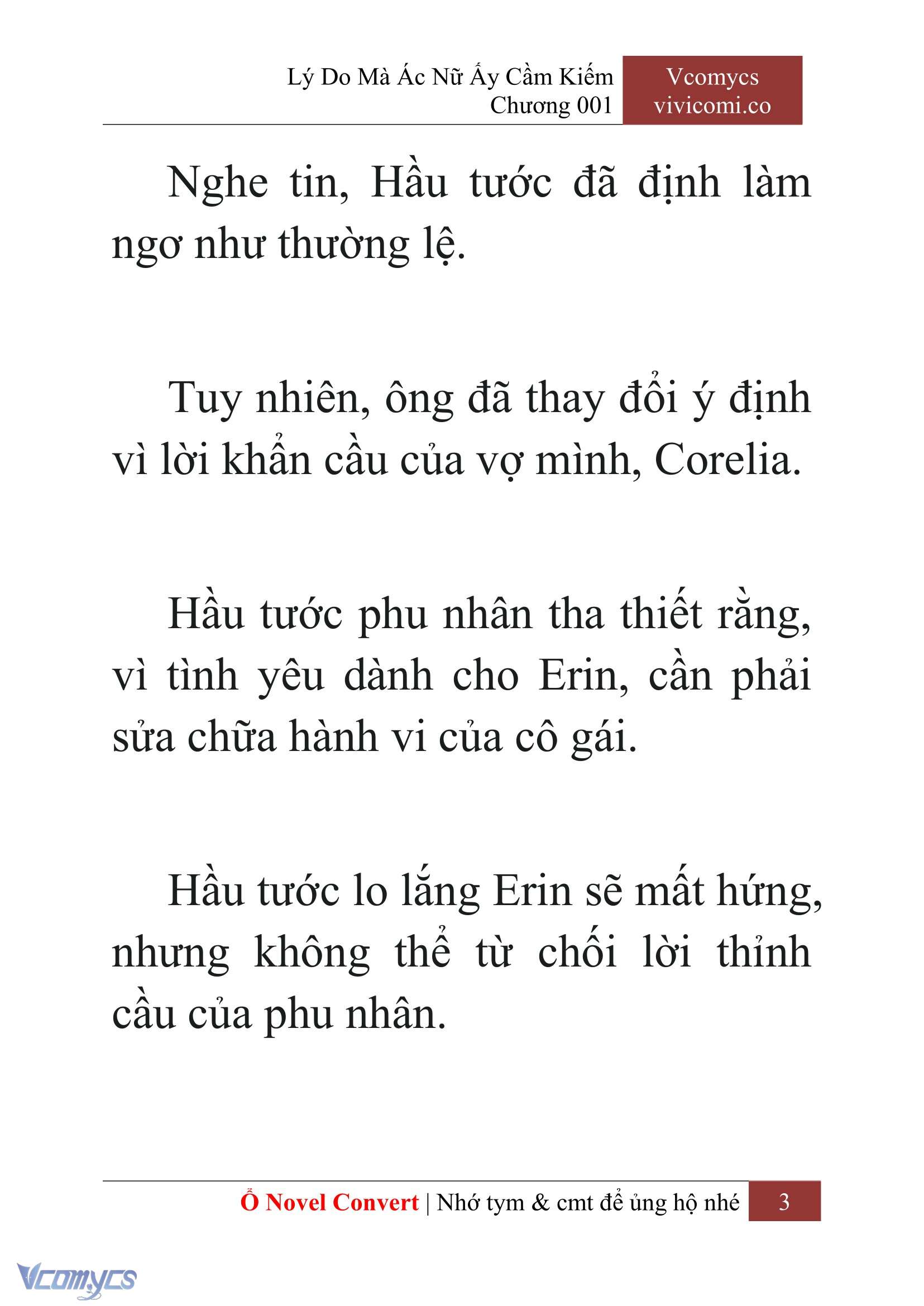 [Novel] Lý Do Mà Ác Nữ Ấy Cầm Kiếm Chapter 1 - Trang 2