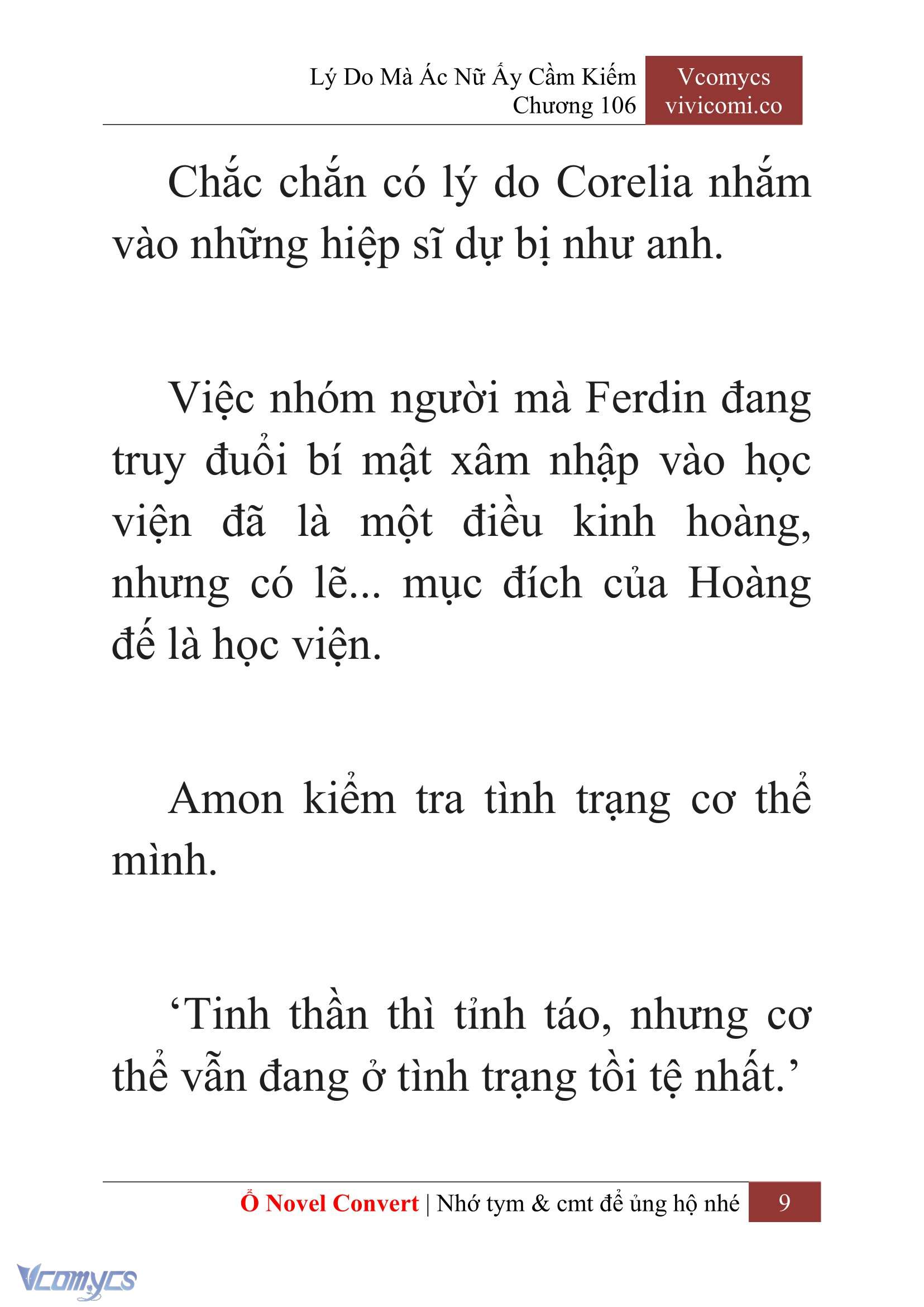 [Novel] Lý Do Mà Ác Nữ Ấy Cầm Kiếm Chapter 106 - Trang 2