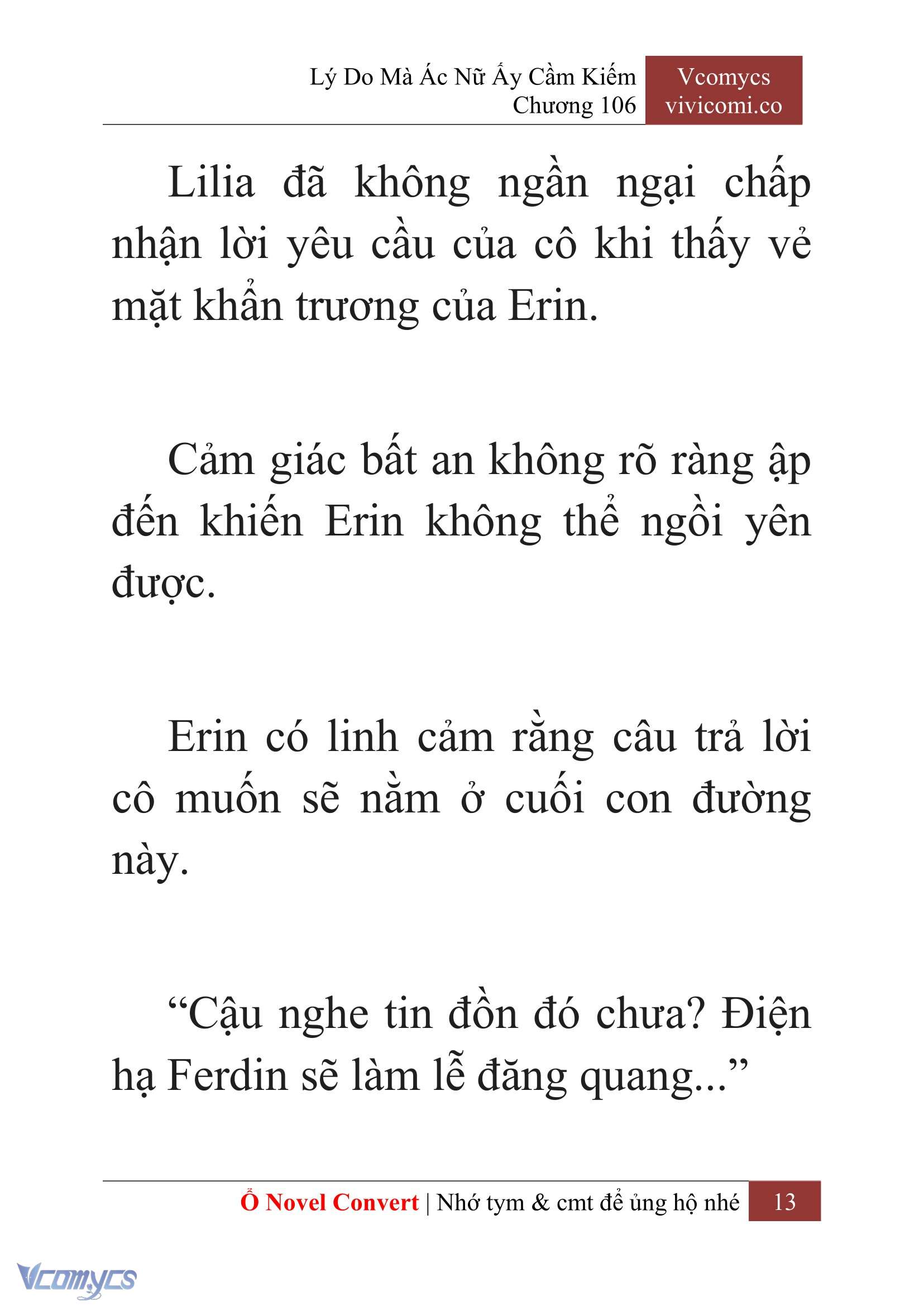 [Novel] Lý Do Mà Ác Nữ Ấy Cầm Kiếm Chapter 106 - Trang 2