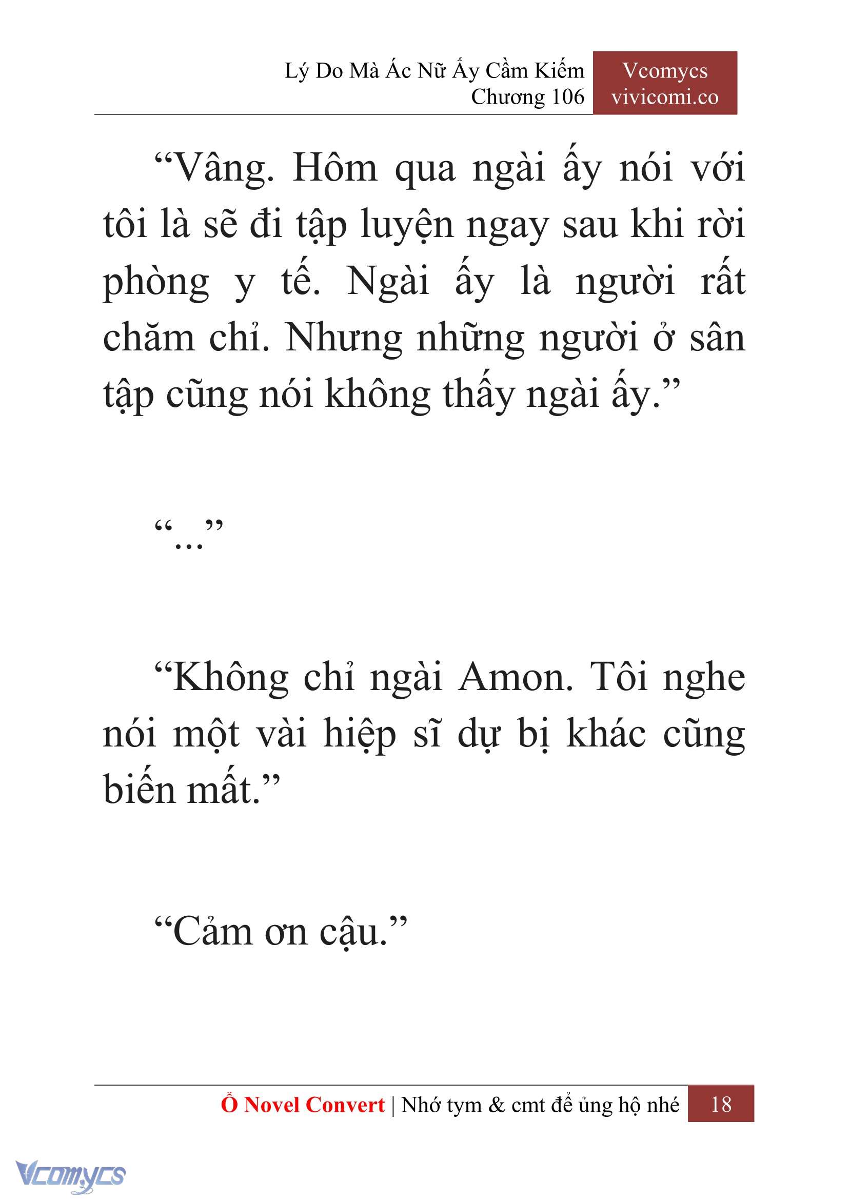 [Novel] Lý Do Mà Ác Nữ Ấy Cầm Kiếm Chapter 106 - Trang 2