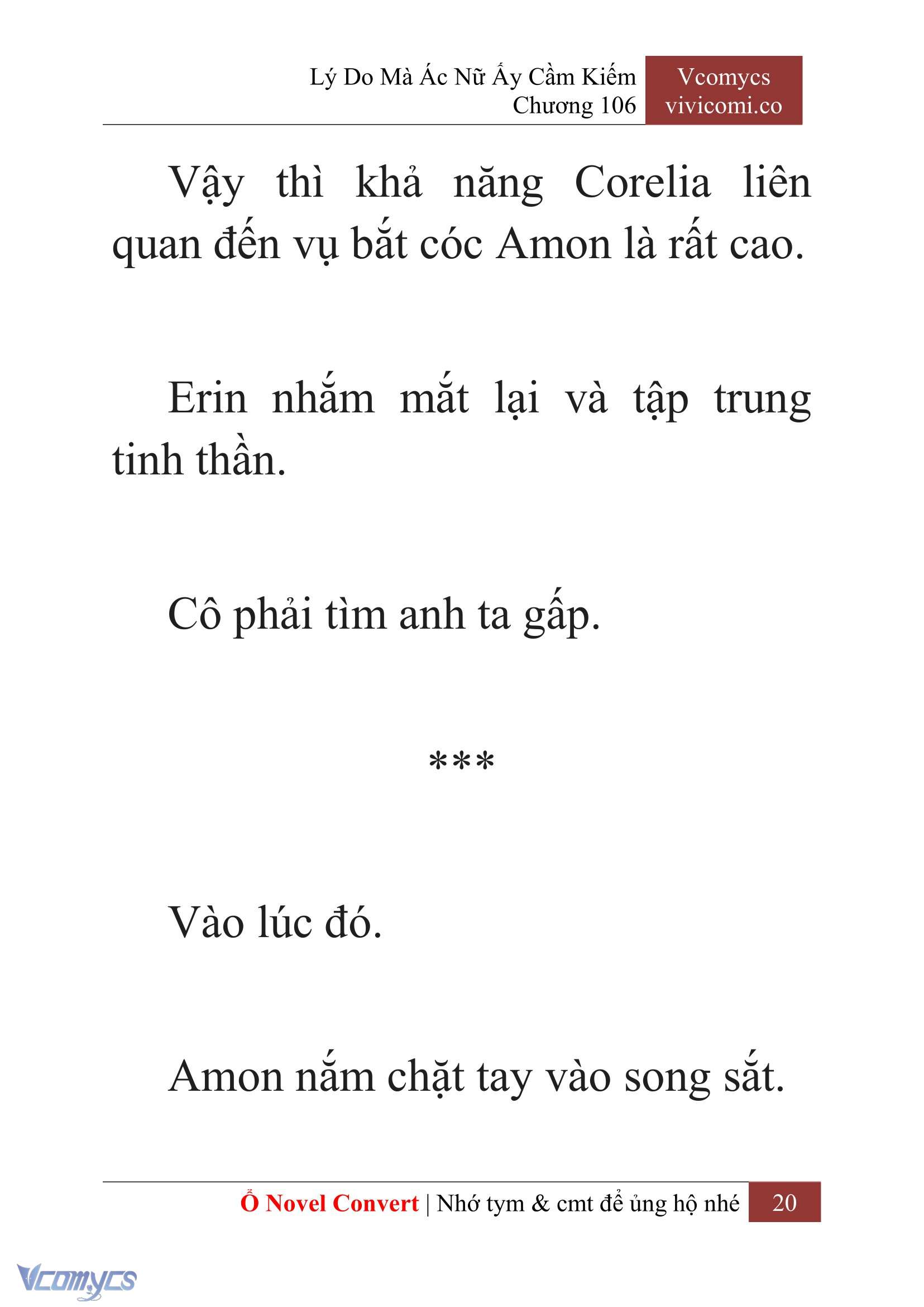 [Novel] Lý Do Mà Ác Nữ Ấy Cầm Kiếm Chapter 106 - Trang 2