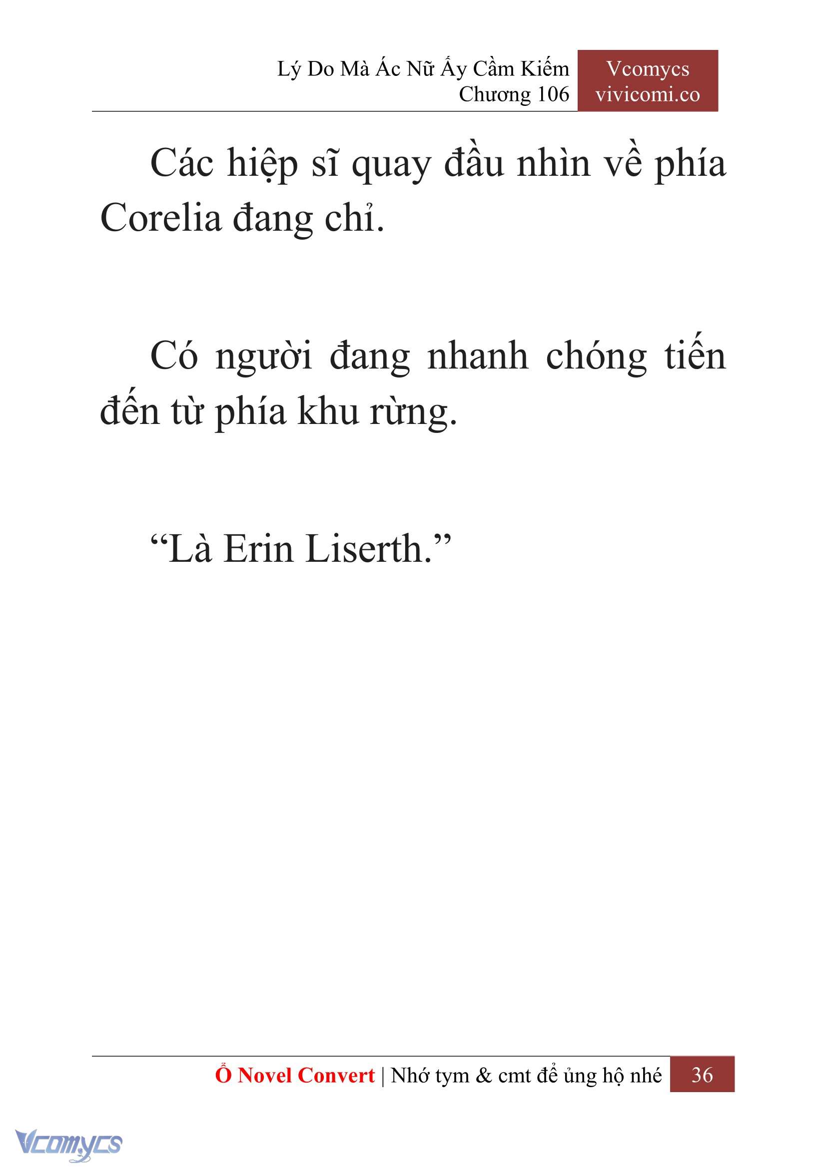 [Novel] Lý Do Mà Ác Nữ Ấy Cầm Kiếm Chapter 106 - Trang 2