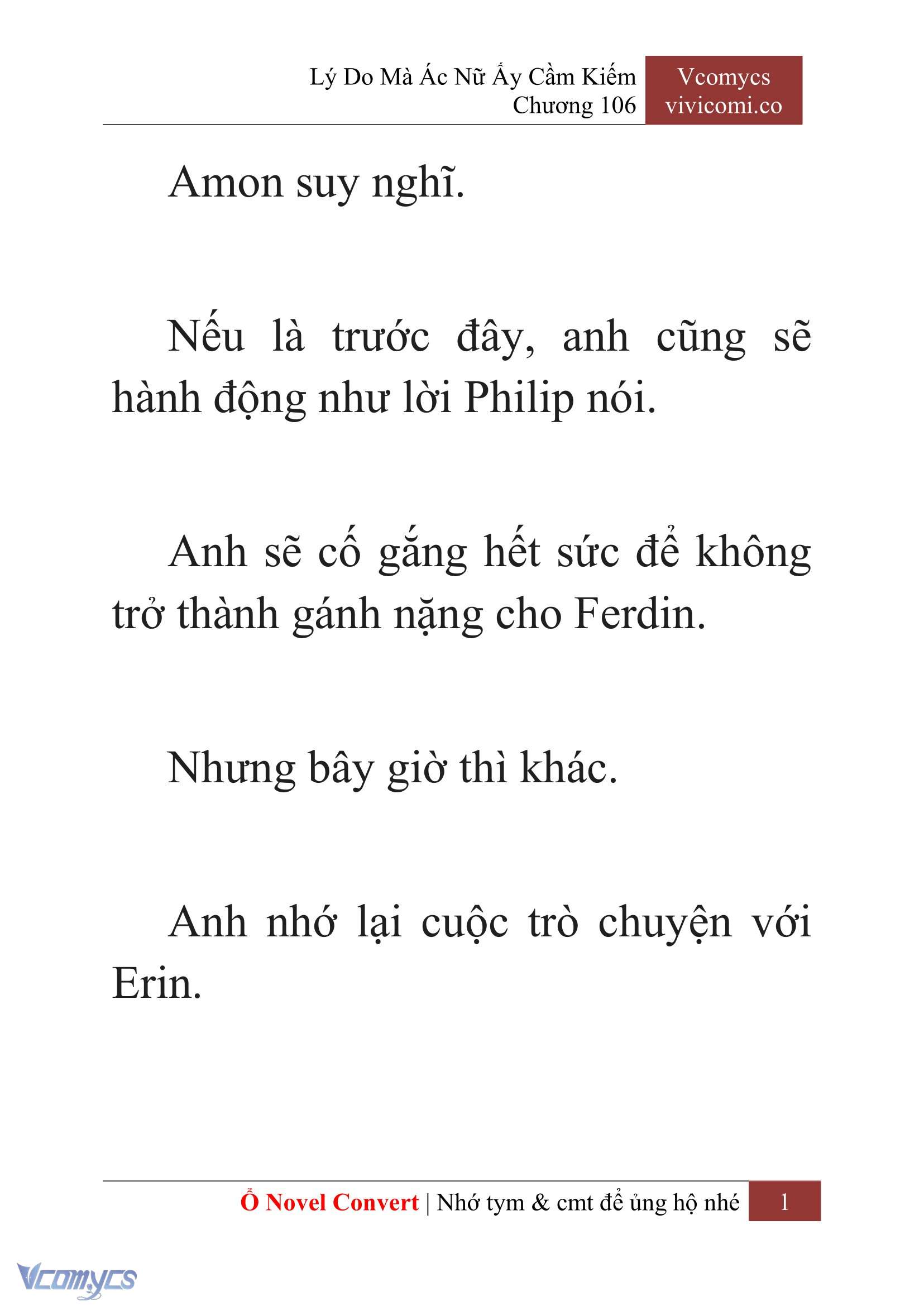 [Novel] Lý Do Mà Ác Nữ Ấy Cầm Kiếm Chapter 106 - Trang 2