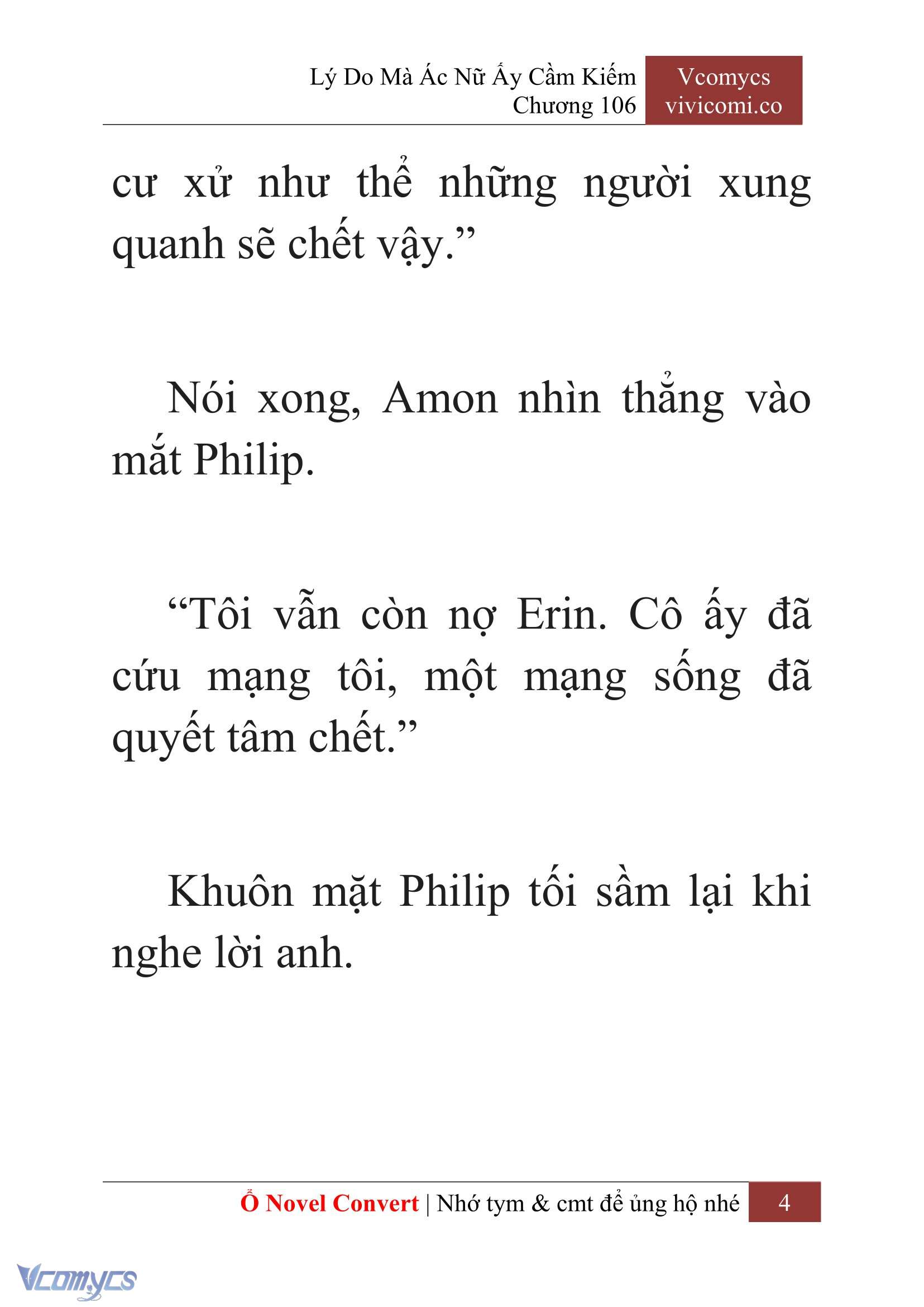 [Novel] Lý Do Mà Ác Nữ Ấy Cầm Kiếm Chapter 106 - Trang 2