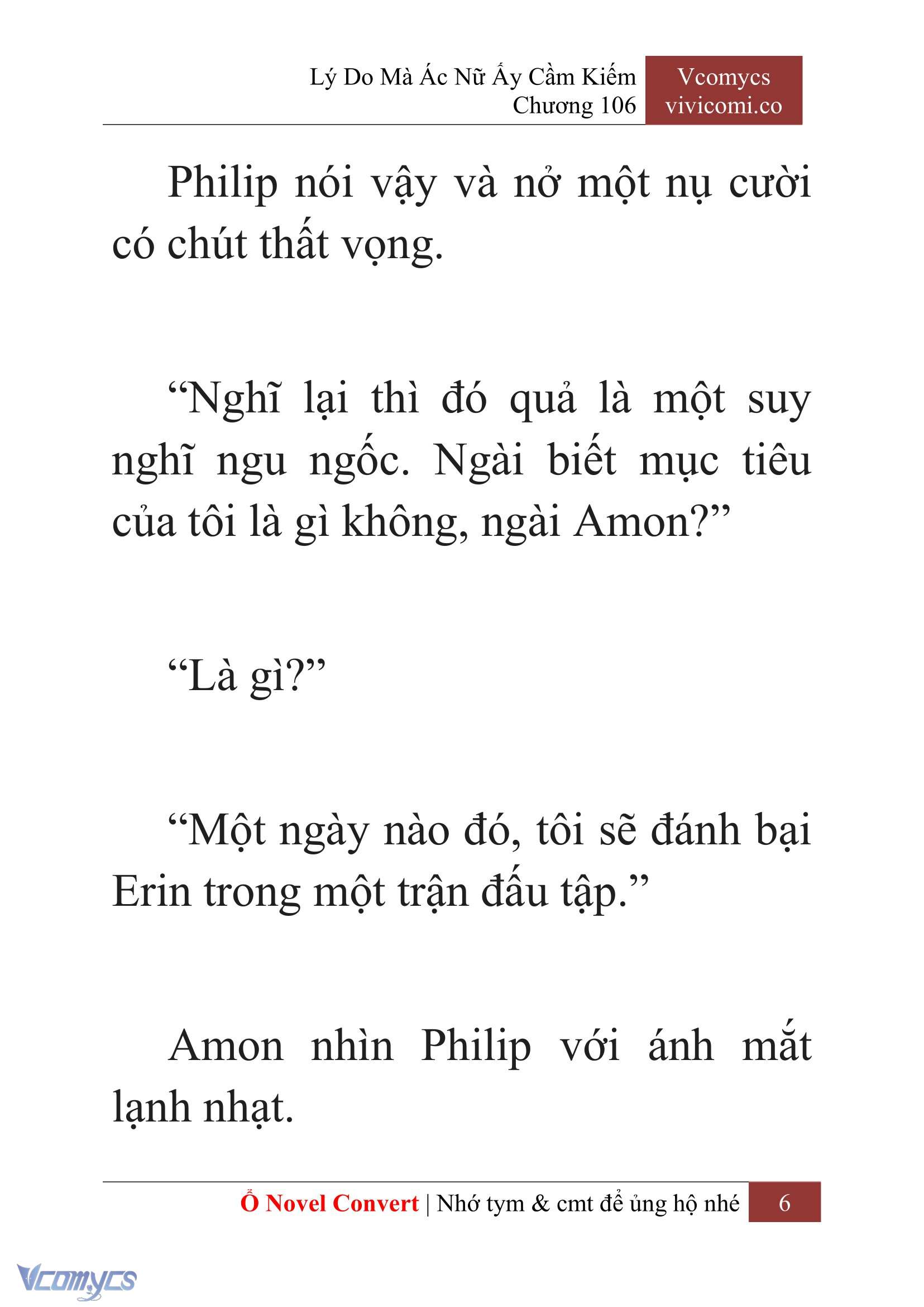 [Novel] Lý Do Mà Ác Nữ Ấy Cầm Kiếm Chapter 106 - Trang 2