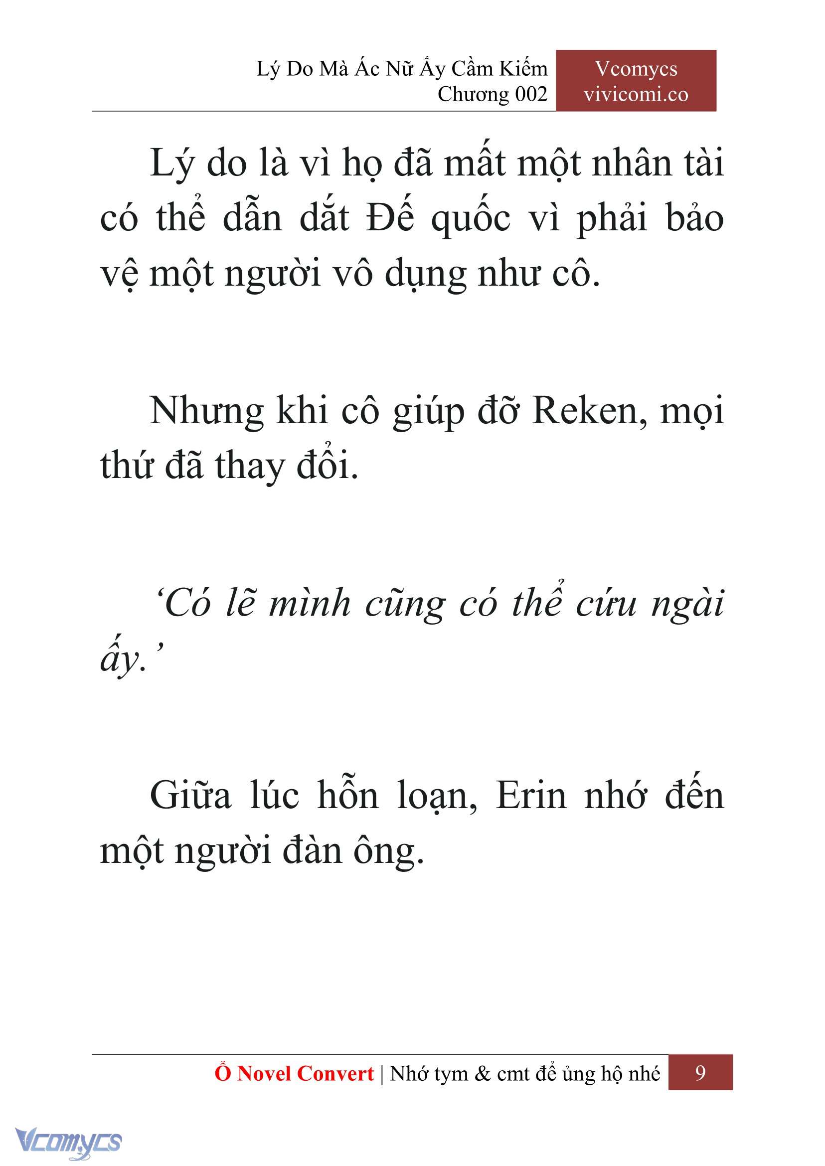 [Novel] Lý Do Mà Ác Nữ Ấy Cầm Kiếm Chapter 2 - Trang 2