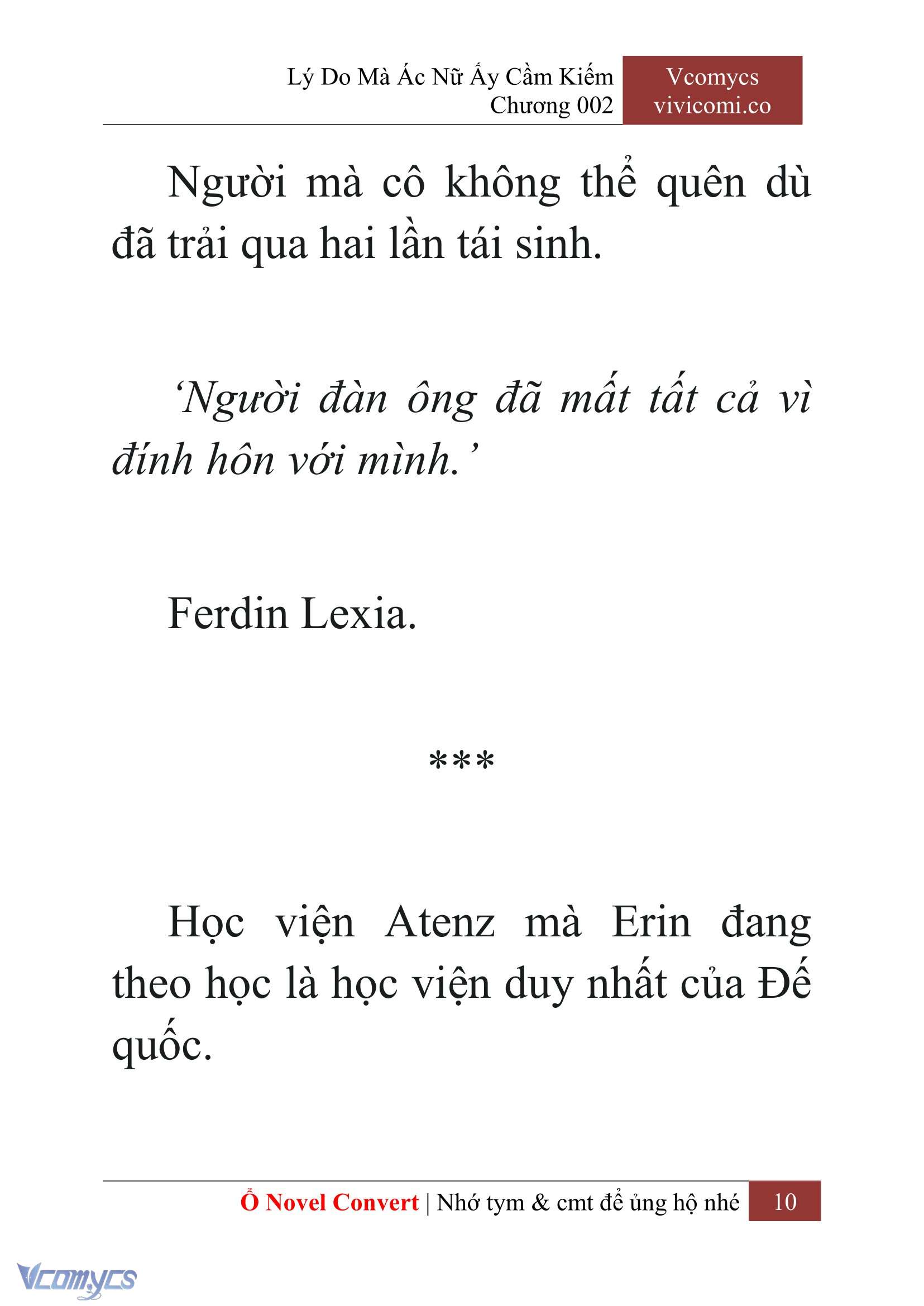 [Novel] Lý Do Mà Ác Nữ Ấy Cầm Kiếm Chapter 2 - Trang 2
