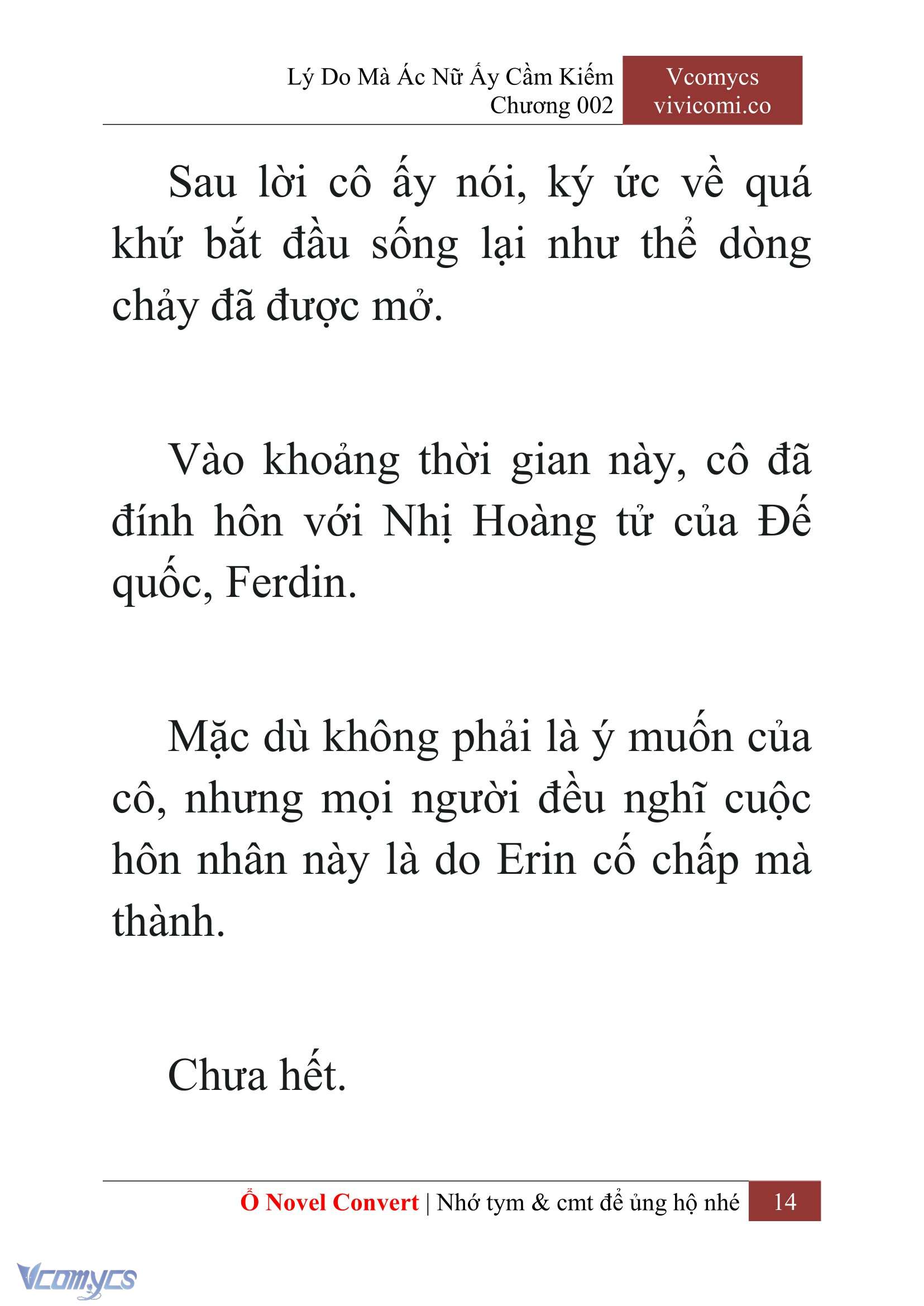 [Novel] Lý Do Mà Ác Nữ Ấy Cầm Kiếm Chapter 2 - Trang 2