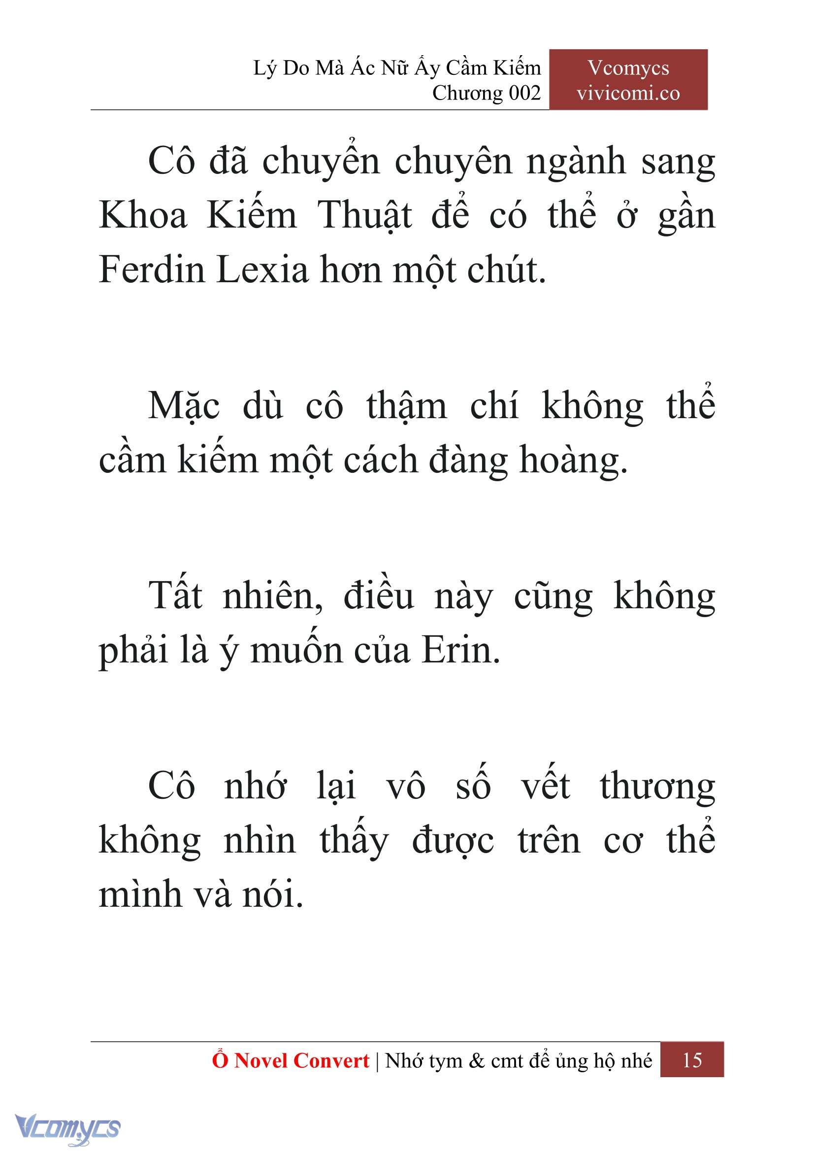 [Novel] Lý Do Mà Ác Nữ Ấy Cầm Kiếm Chapter 2 - Trang 2