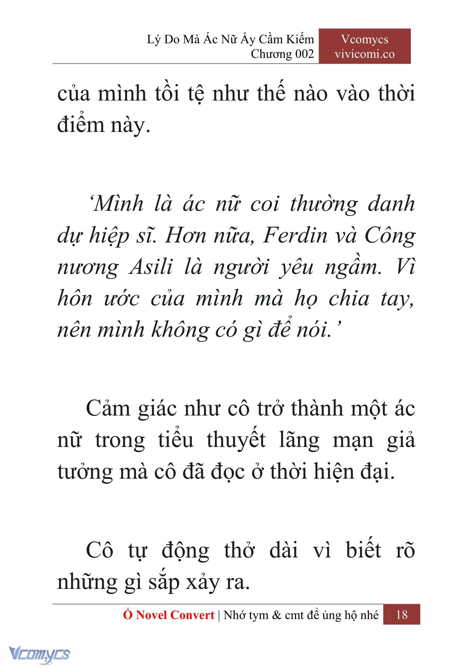 [Novel] Lý Do Mà Ác Nữ Ấy Cầm Kiếm Chapter 2 - Trang 2