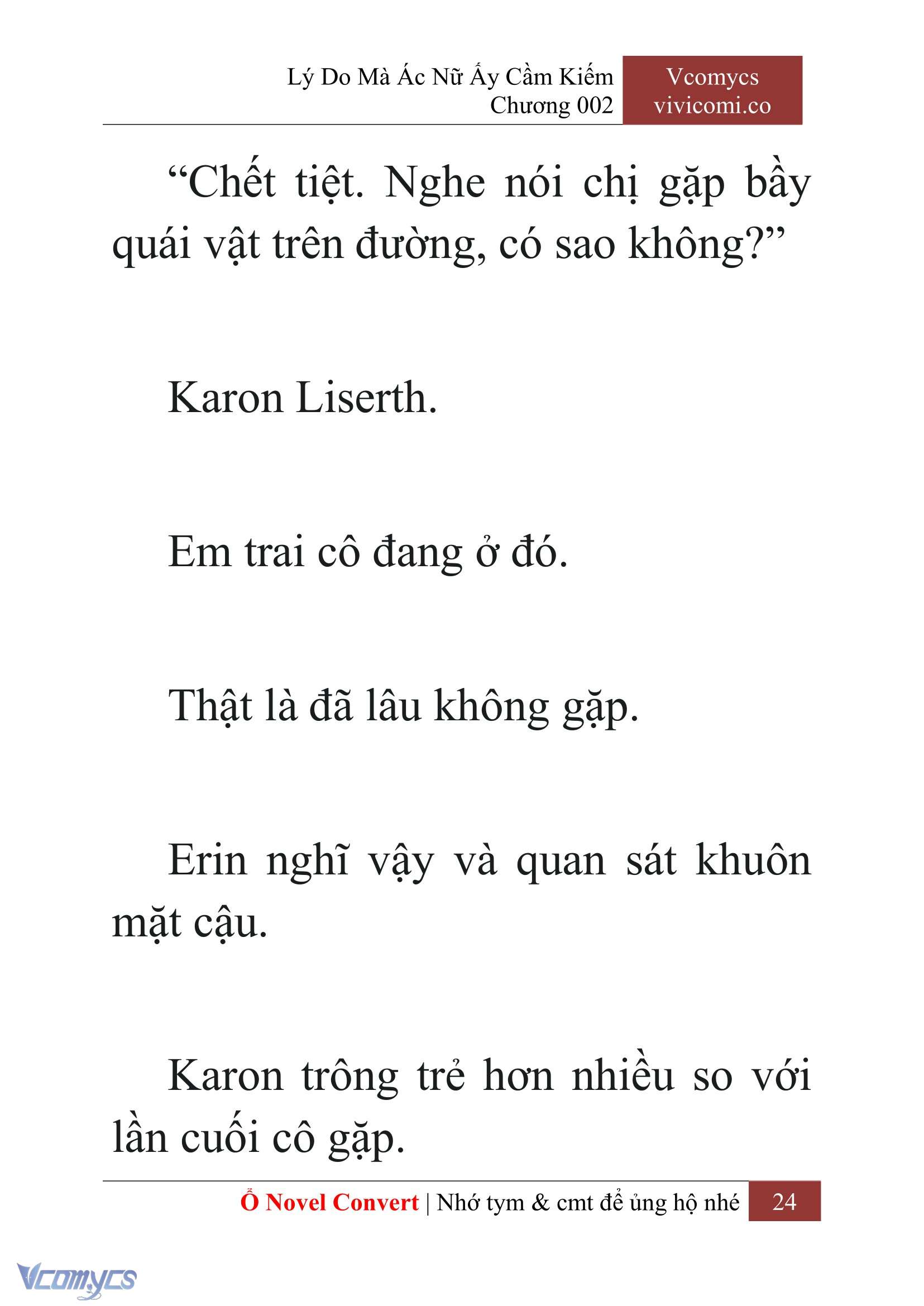 [Novel] Lý Do Mà Ác Nữ Ấy Cầm Kiếm Chapter 2 - Trang 2