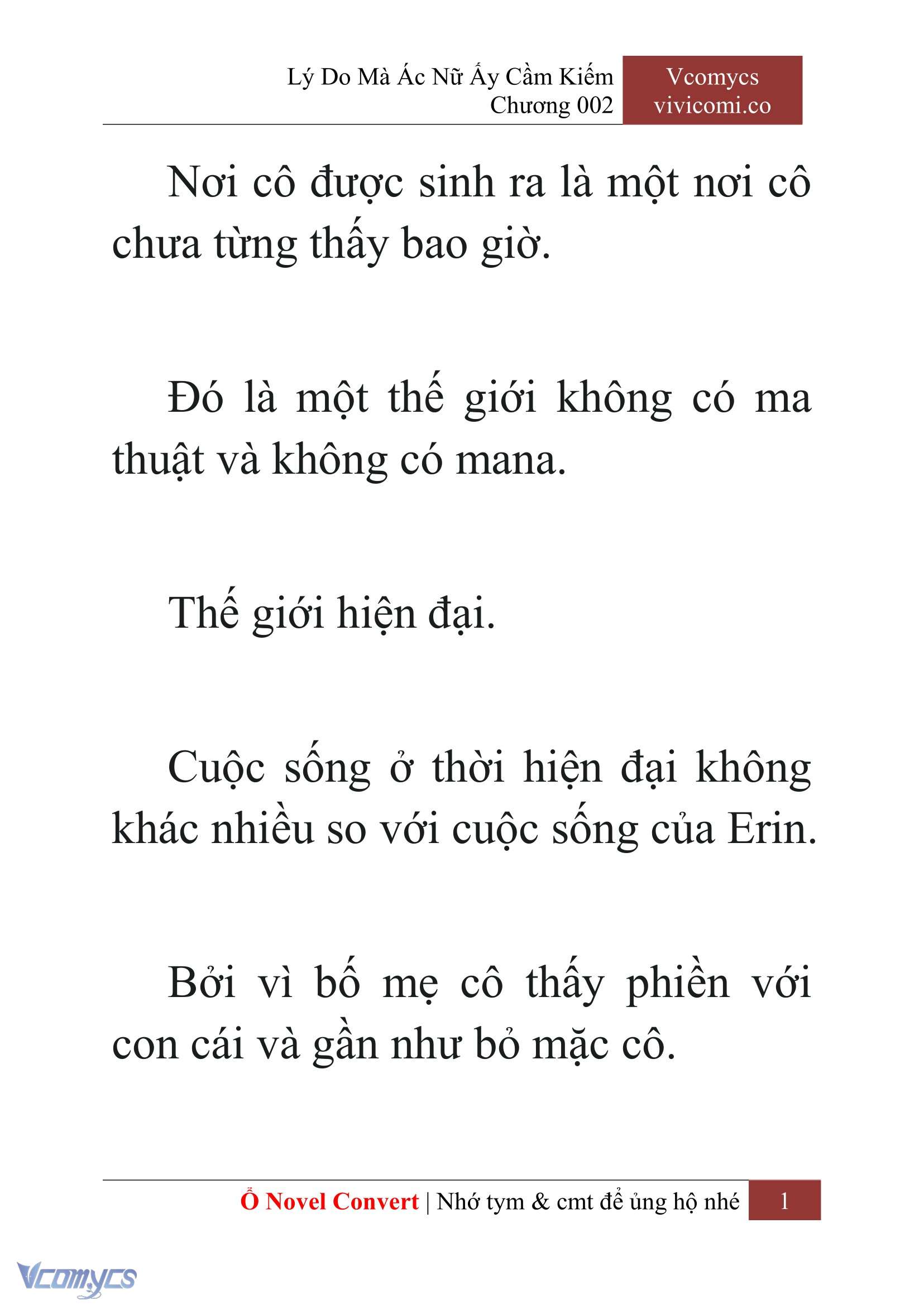 [Novel] Lý Do Mà Ác Nữ Ấy Cầm Kiếm Chapter 2 - Trang 2