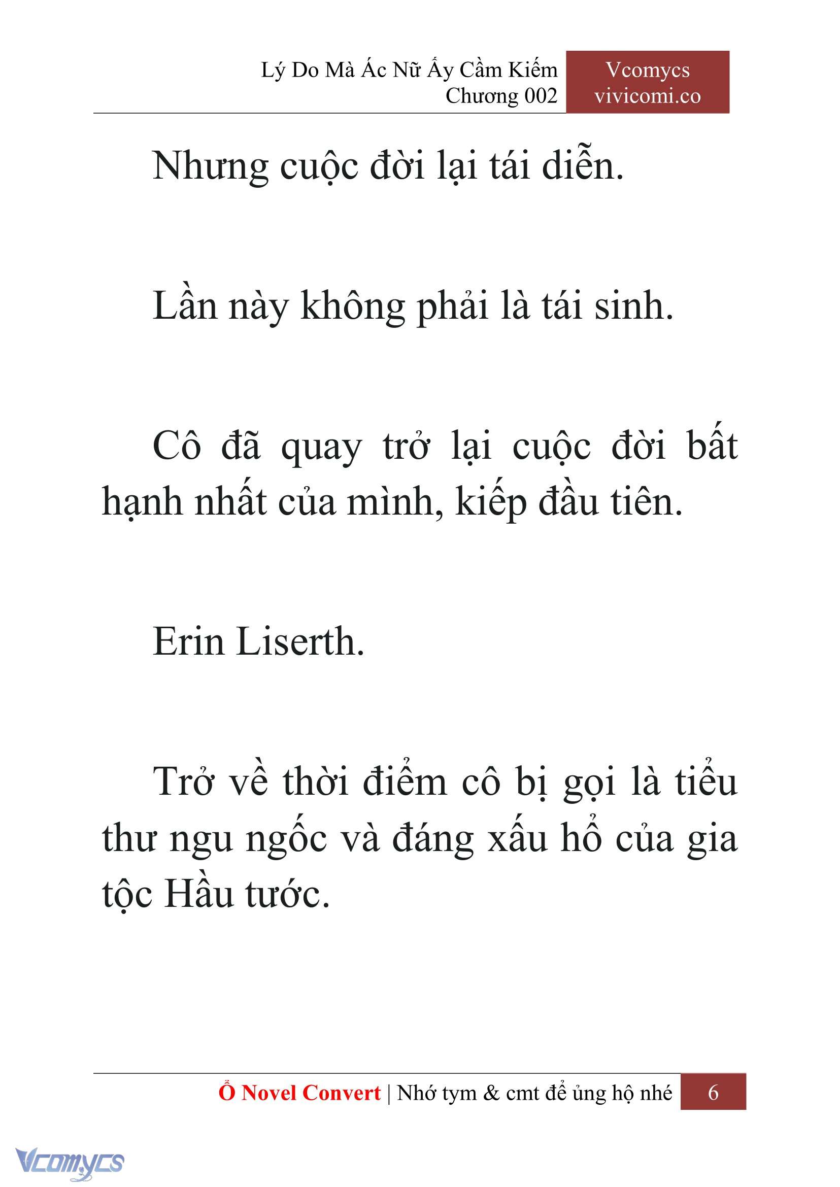 [Novel] Lý Do Mà Ác Nữ Ấy Cầm Kiếm Chapter 2 - Trang 2