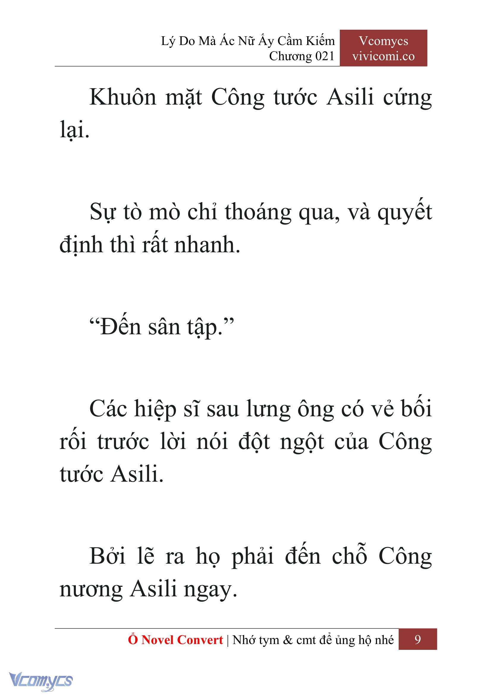 [Novel] Lý Do Mà Ác Nữ Ấy Cầm Kiếm Chapter 21 - Trang 2