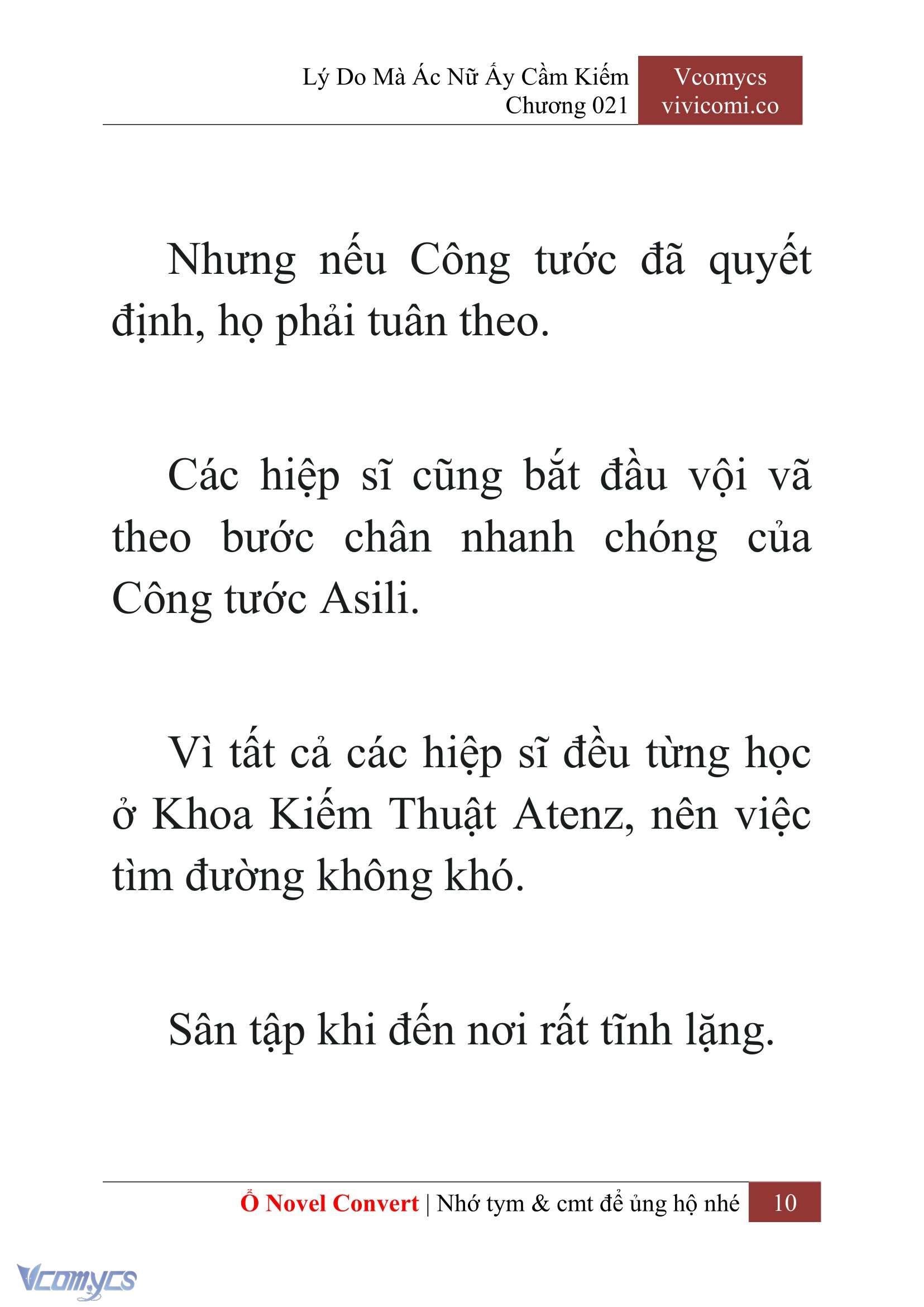 [Novel] Lý Do Mà Ác Nữ Ấy Cầm Kiếm Chapter 21 - Trang 2