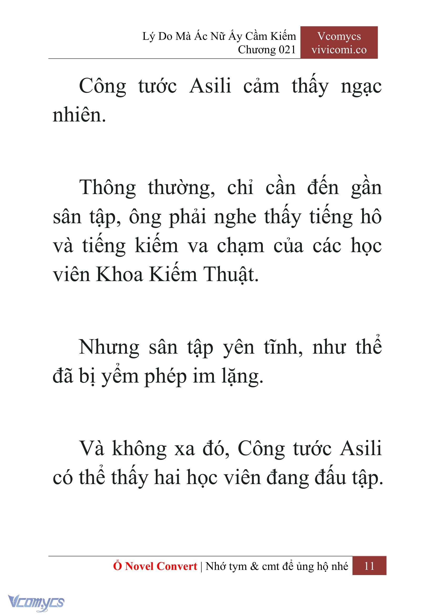 [Novel] Lý Do Mà Ác Nữ Ấy Cầm Kiếm Chapter 21 - Trang 2