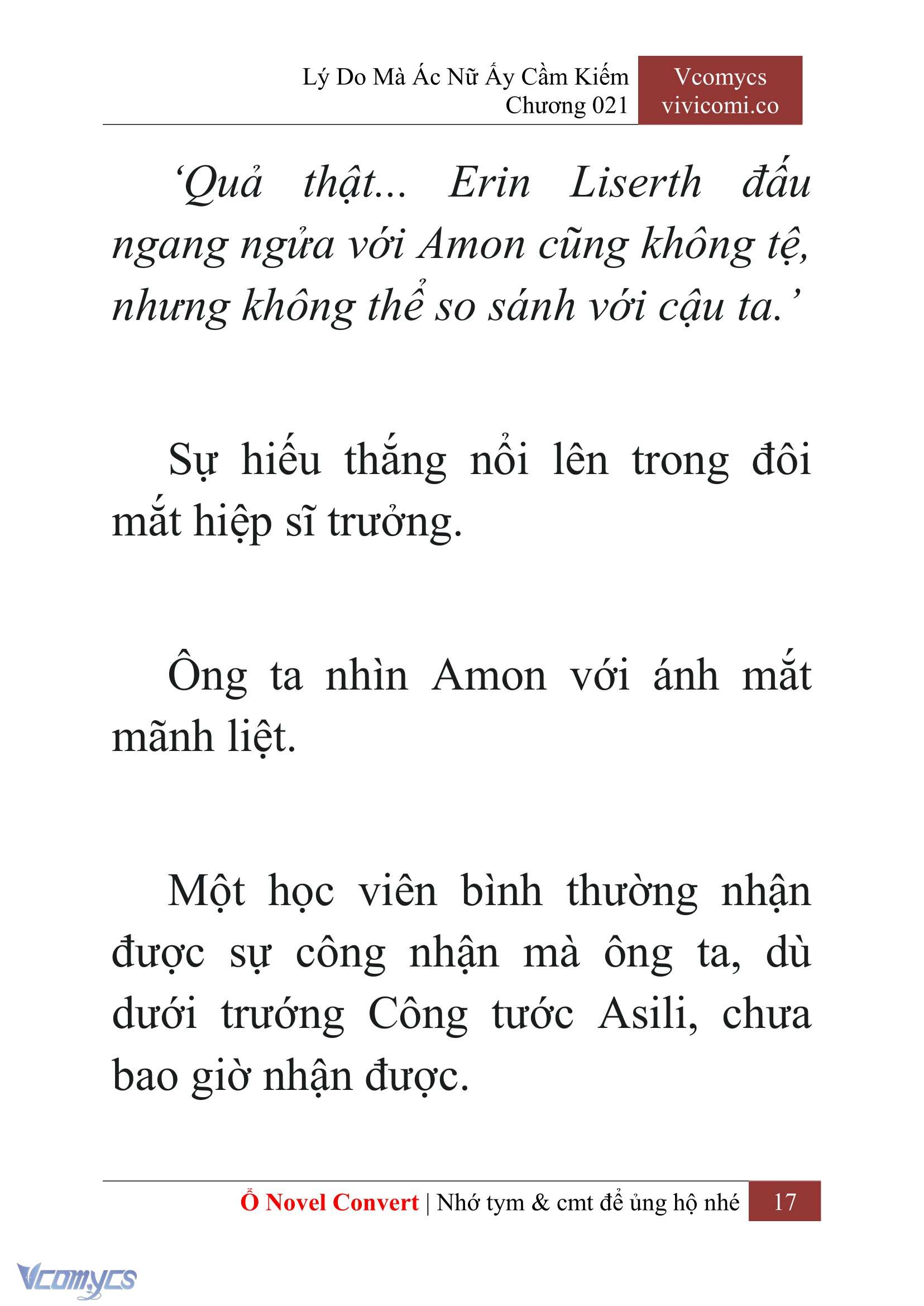 [Novel] Lý Do Mà Ác Nữ Ấy Cầm Kiếm Chapter 21 - Trang 2