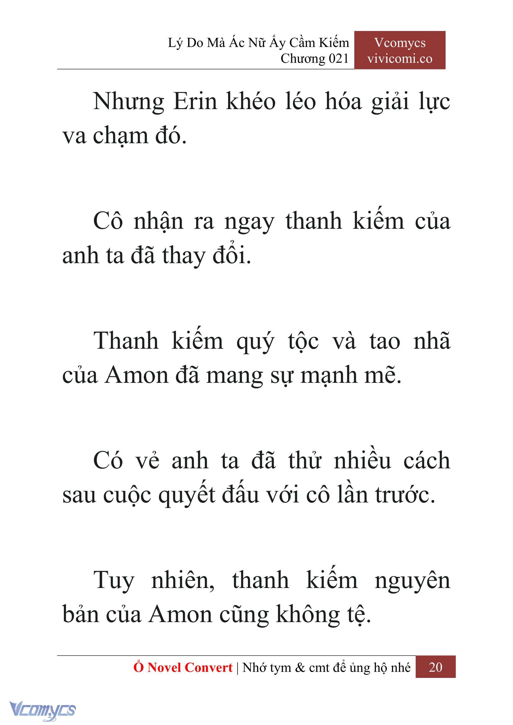 [Novel] Lý Do Mà Ác Nữ Ấy Cầm Kiếm Chapter 21 - Trang 2