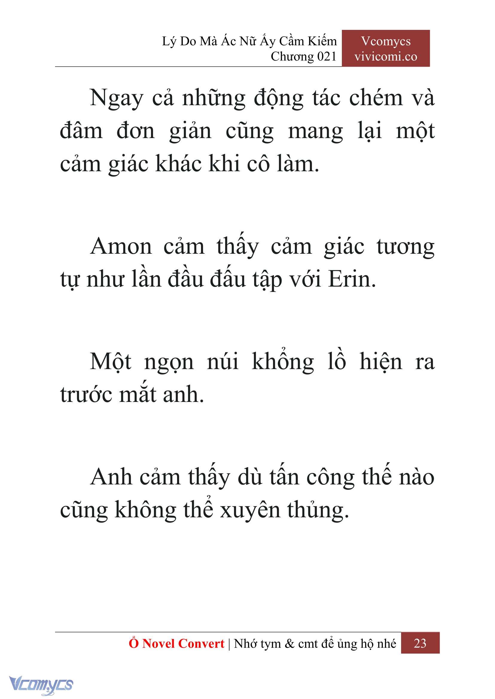 [Novel] Lý Do Mà Ác Nữ Ấy Cầm Kiếm Chapter 21 - Trang 2