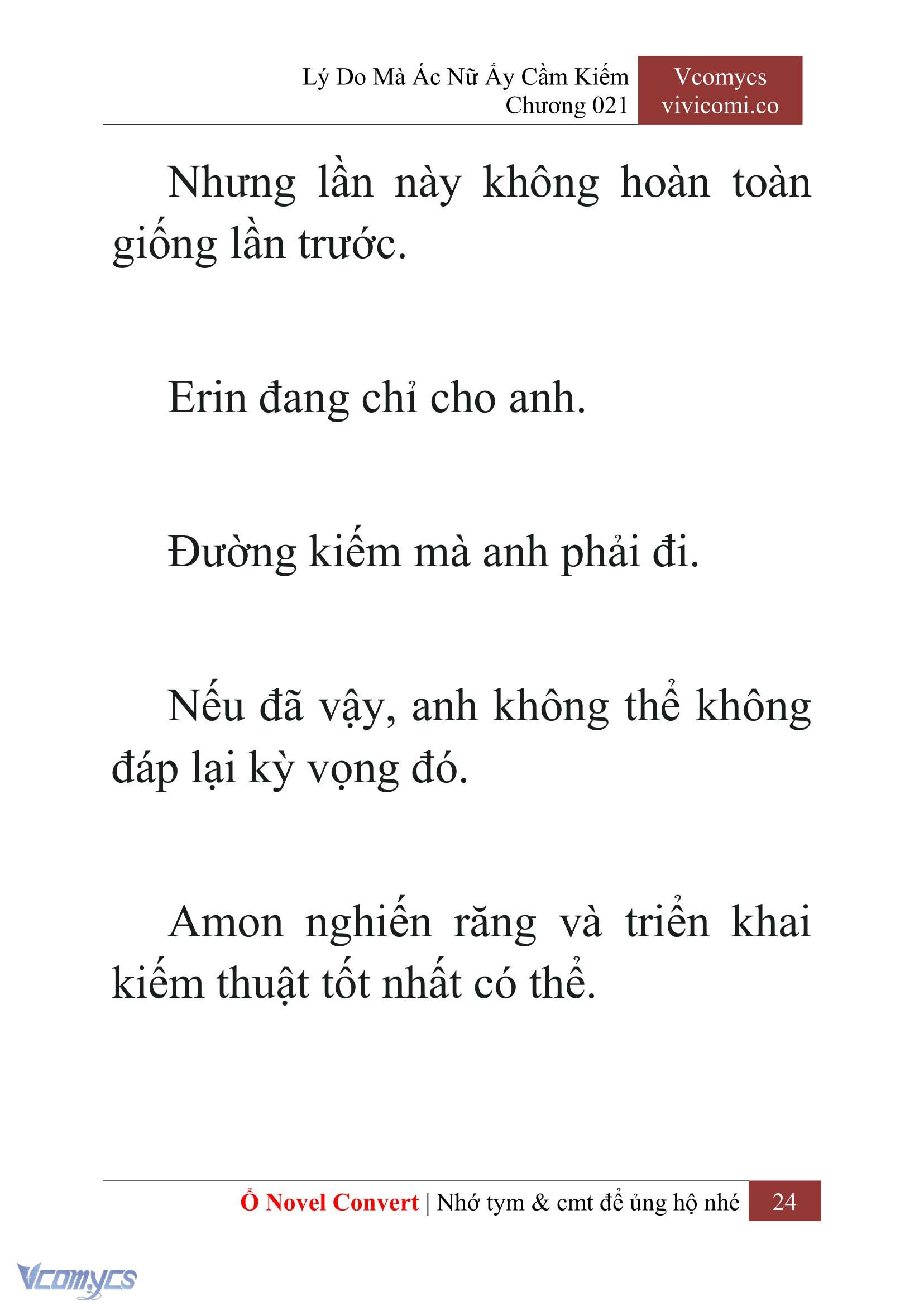 [Novel] Lý Do Mà Ác Nữ Ấy Cầm Kiếm Chapter 21 - Trang 2