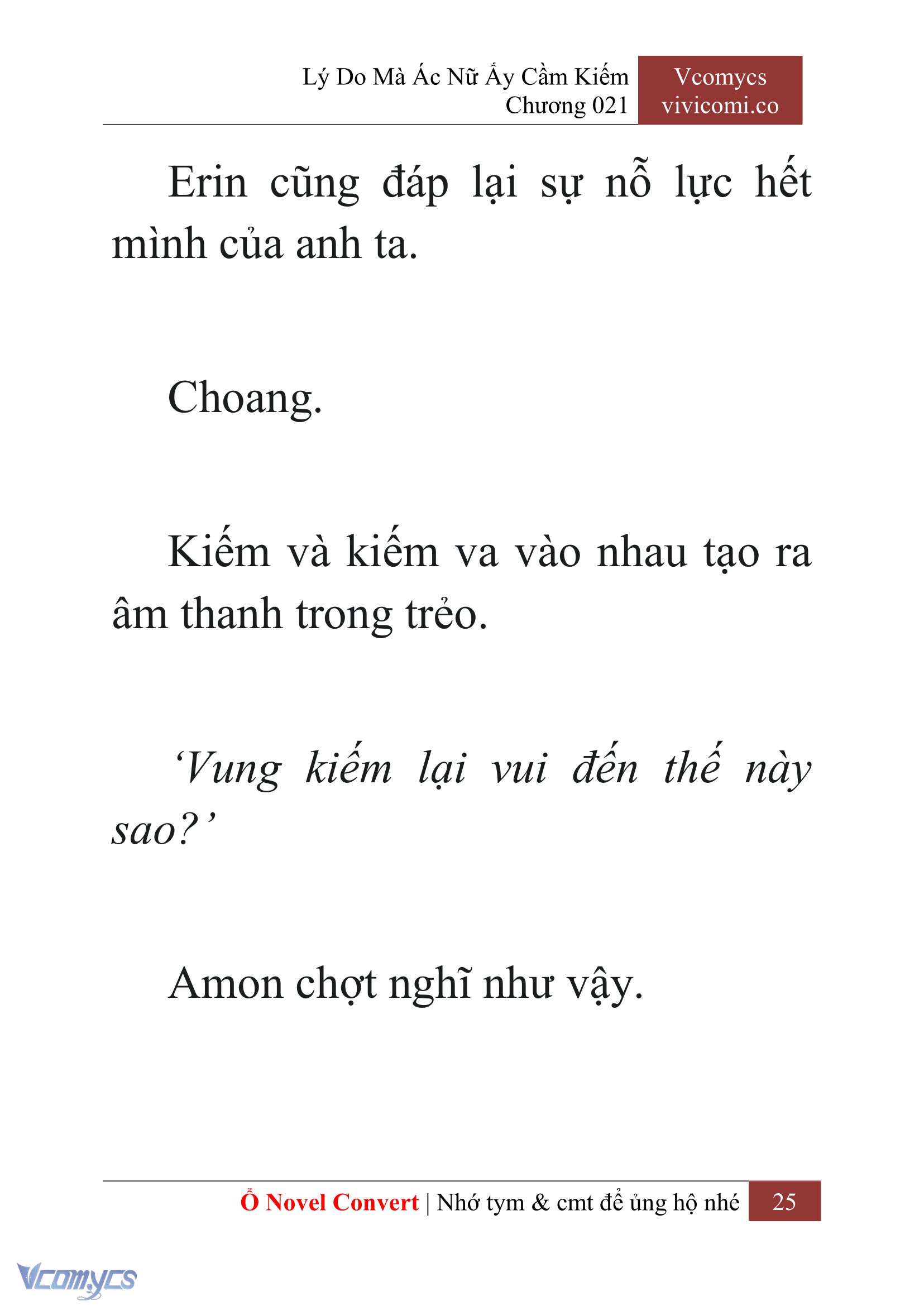 [Novel] Lý Do Mà Ác Nữ Ấy Cầm Kiếm Chapter 21 - Trang 2