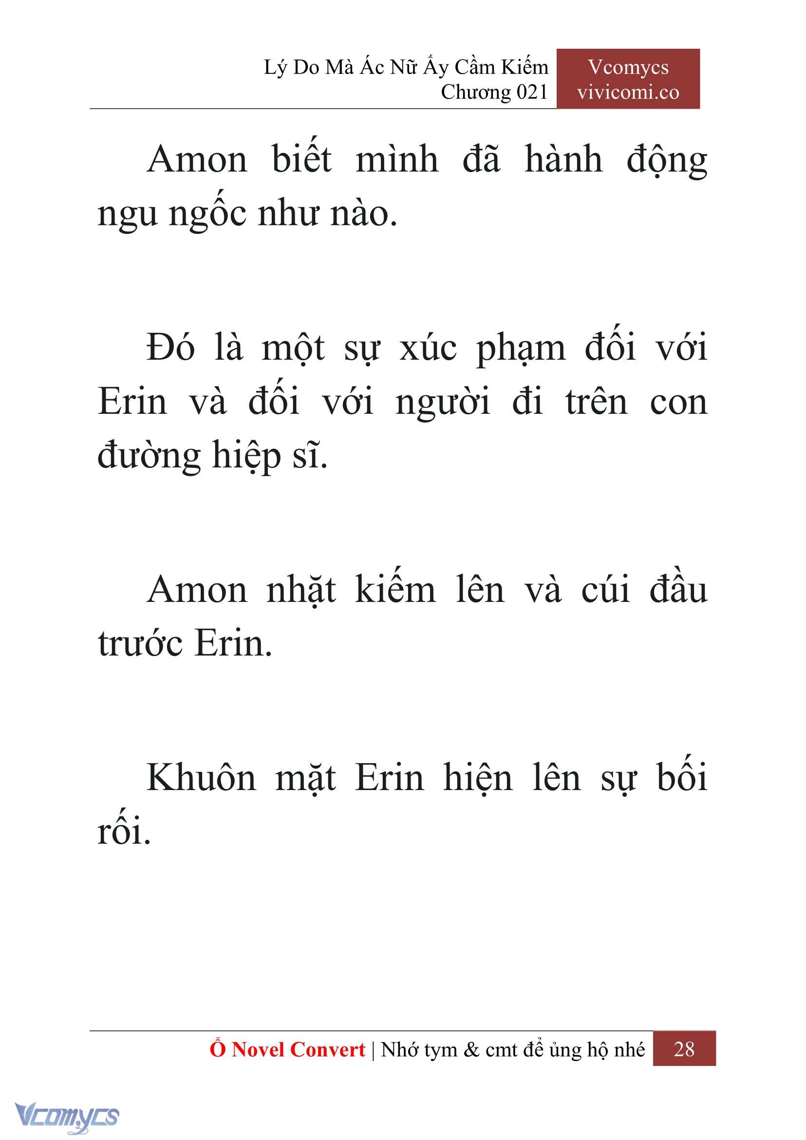 [Novel] Lý Do Mà Ác Nữ Ấy Cầm Kiếm Chapter 21 - Trang 2
