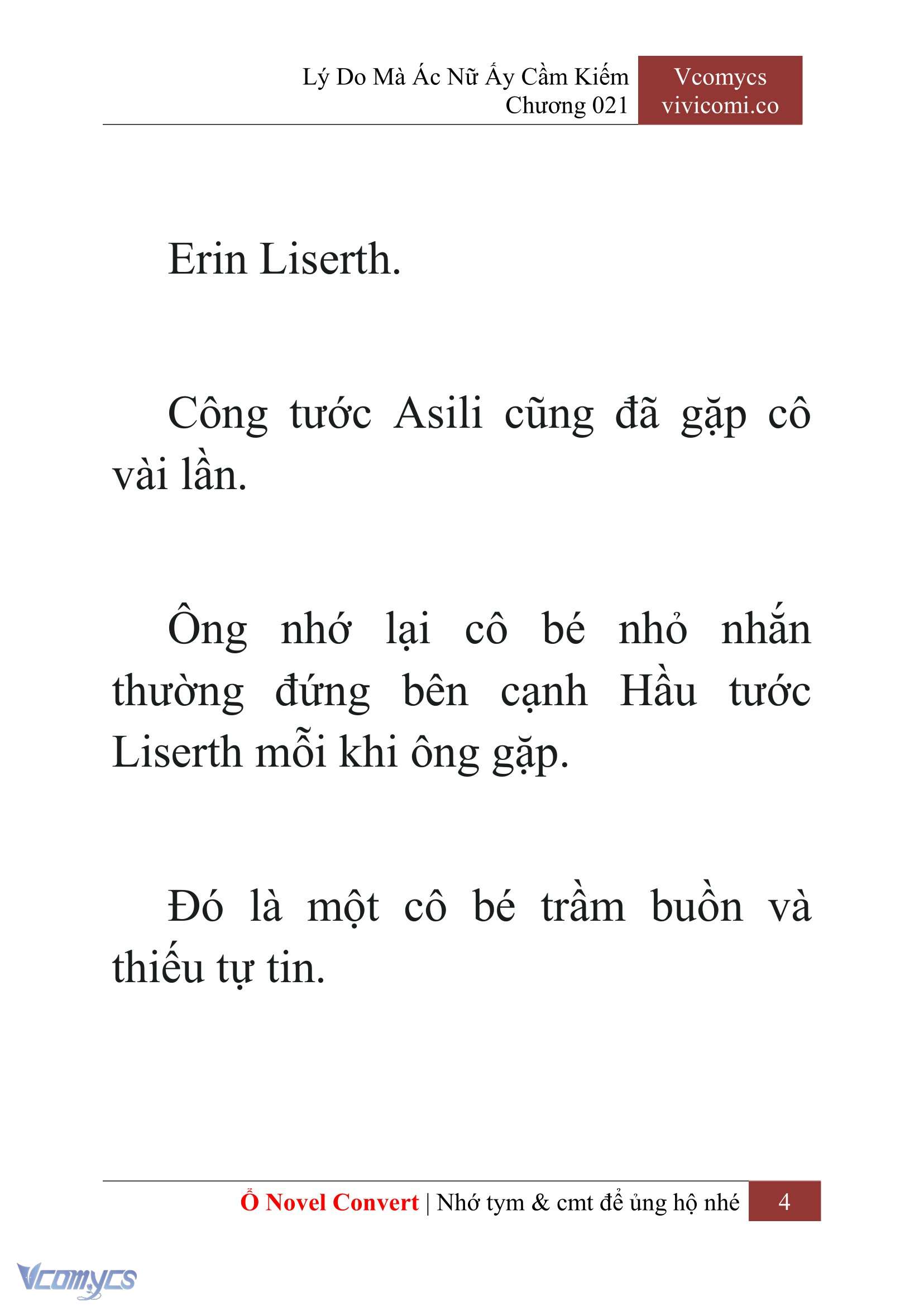 [Novel] Lý Do Mà Ác Nữ Ấy Cầm Kiếm Chapter 21 - Trang 2