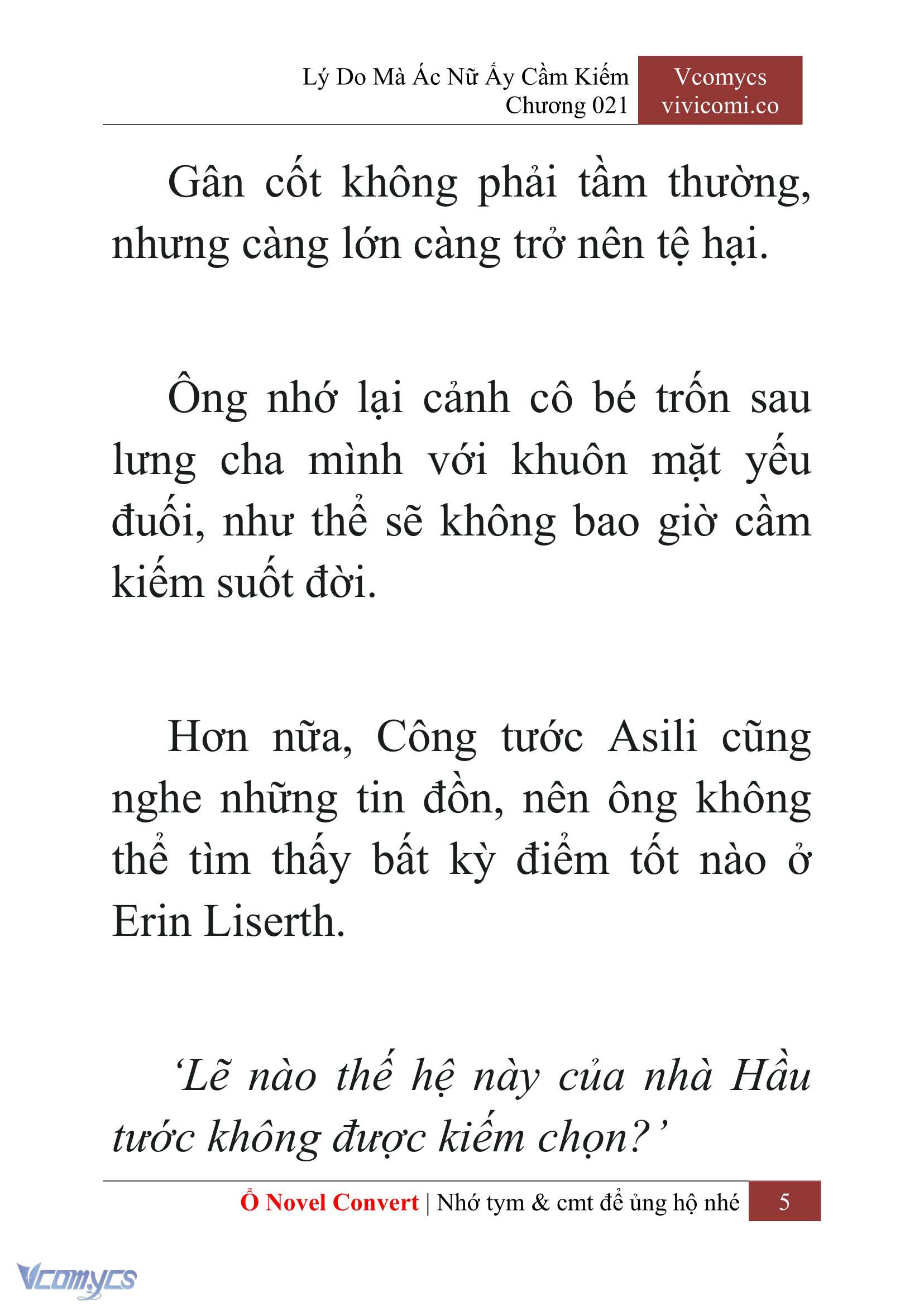 [Novel] Lý Do Mà Ác Nữ Ấy Cầm Kiếm Chapter 21 - Trang 2