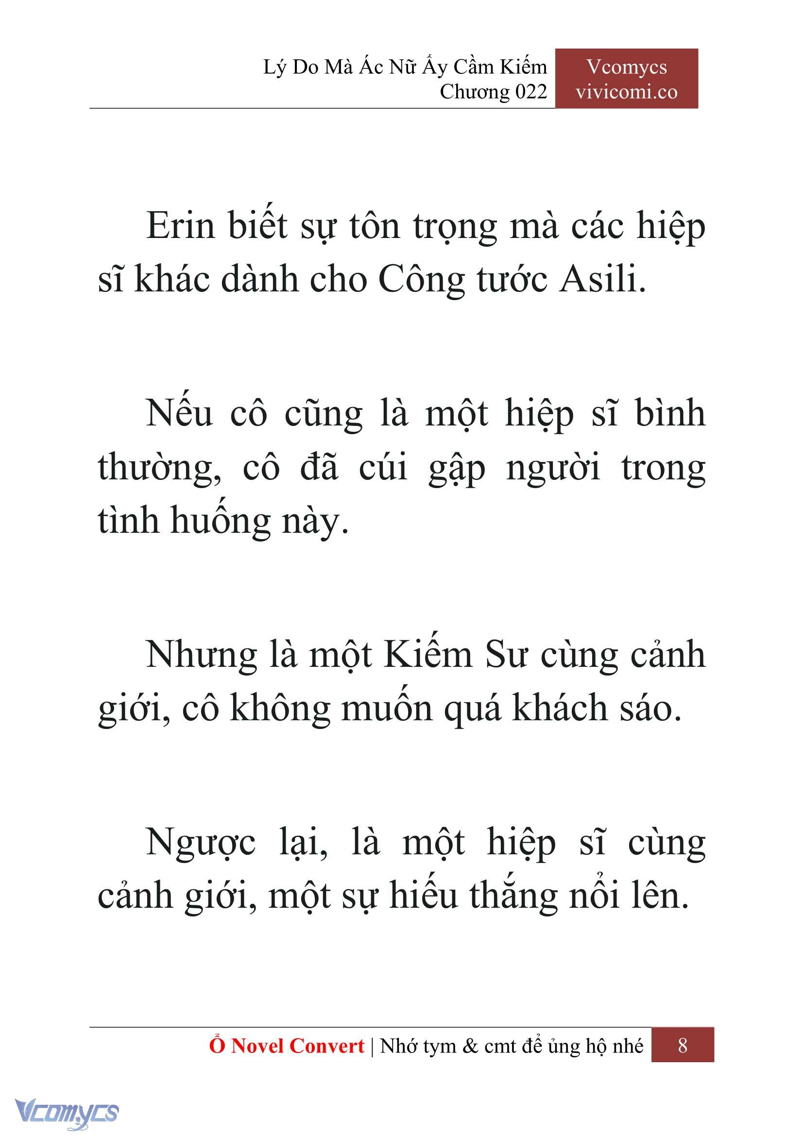 [Novel] Lý Do Mà Ác Nữ Ấy Cầm Kiếm Chapter 22 - Trang 2