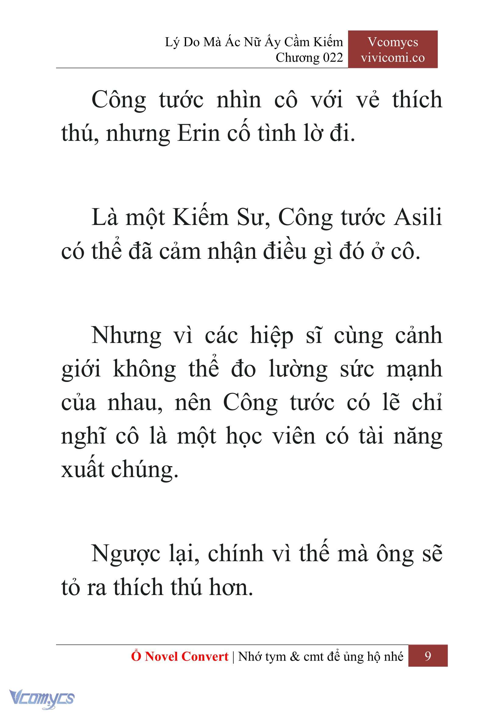 [Novel] Lý Do Mà Ác Nữ Ấy Cầm Kiếm Chapter 22 - Trang 2