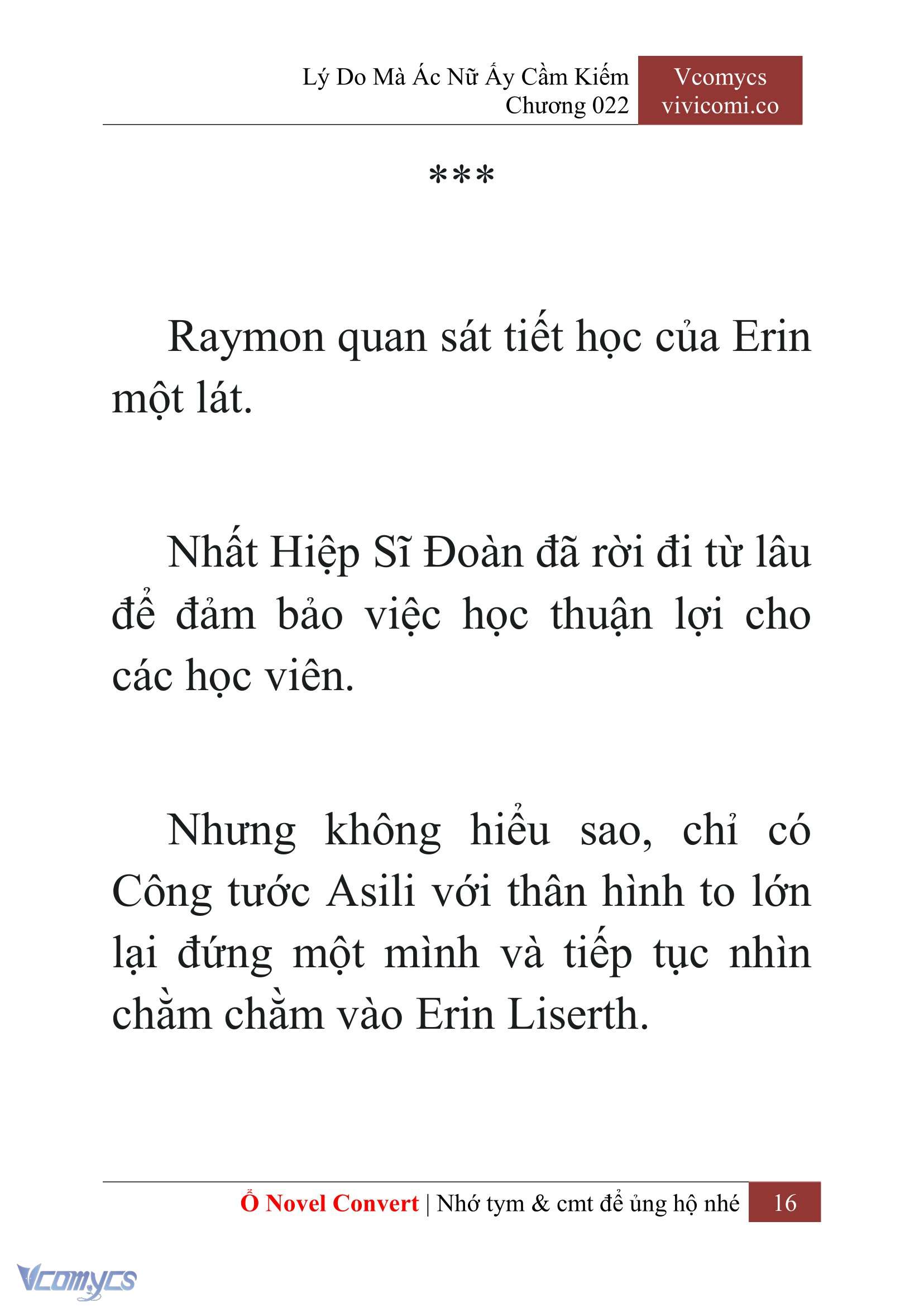 [Novel] Lý Do Mà Ác Nữ Ấy Cầm Kiếm Chapter 22 - Trang 2