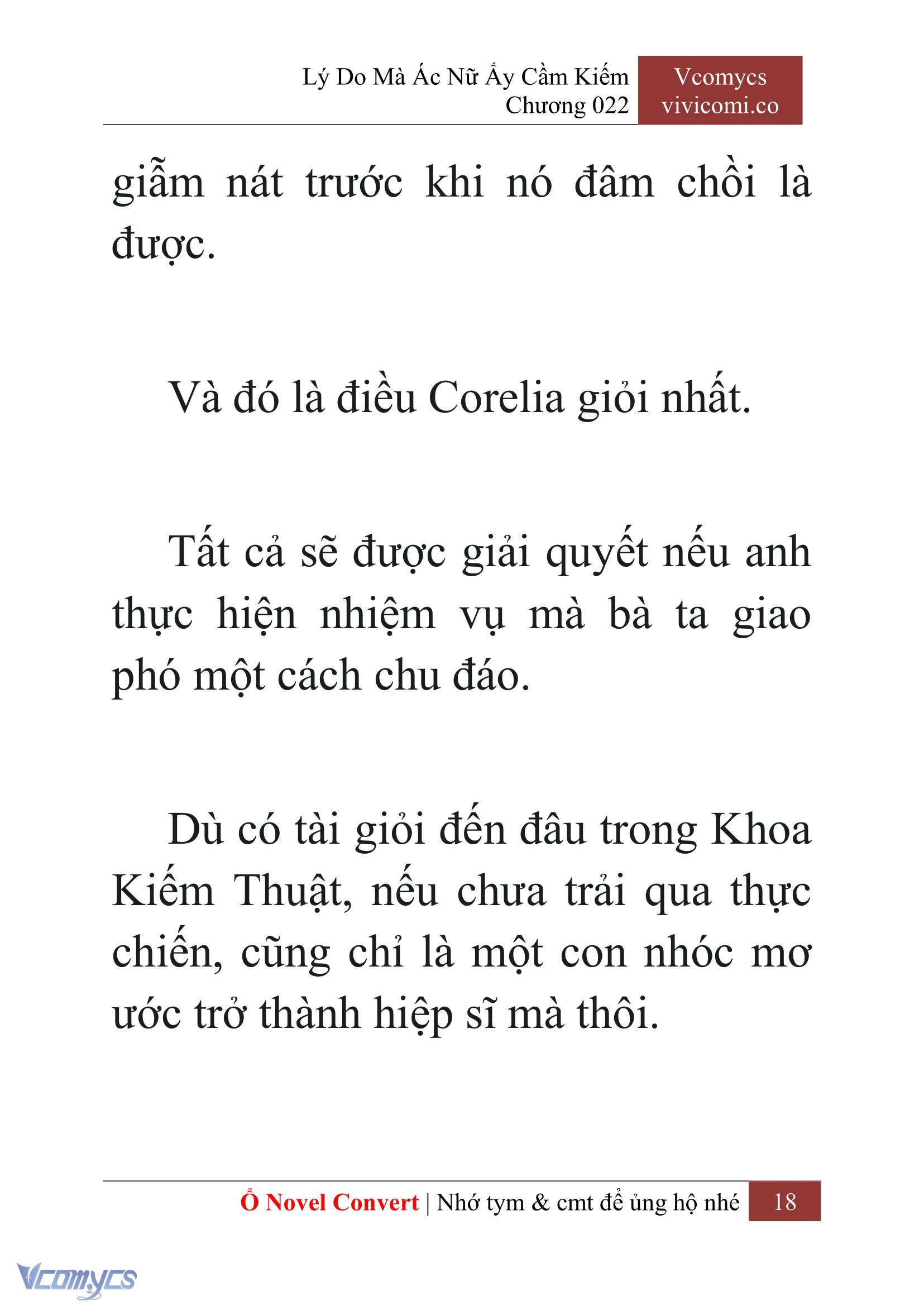 [Novel] Lý Do Mà Ác Nữ Ấy Cầm Kiếm Chapter 22 - Trang 2