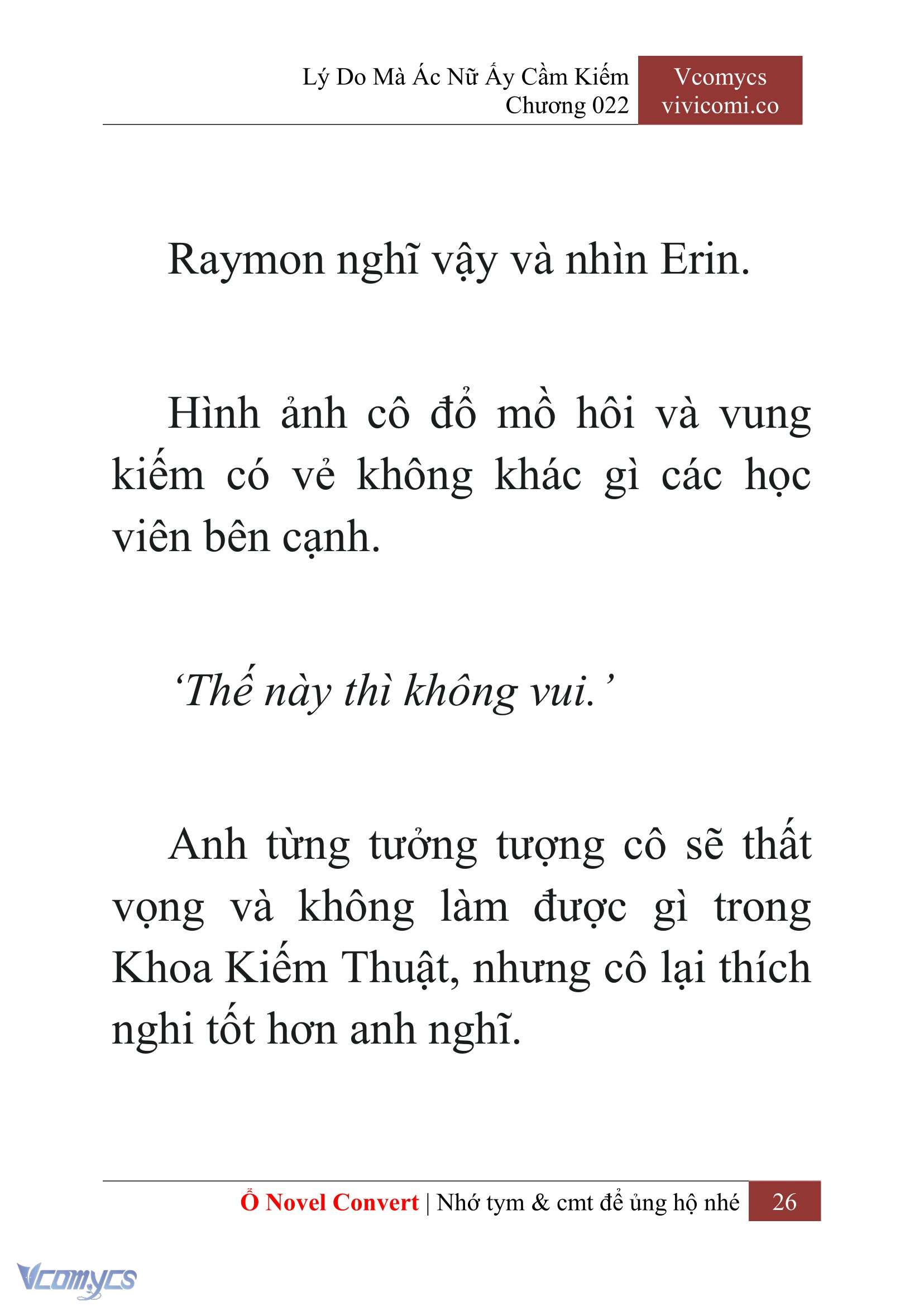 [Novel] Lý Do Mà Ác Nữ Ấy Cầm Kiếm Chapter 22 - Trang 2