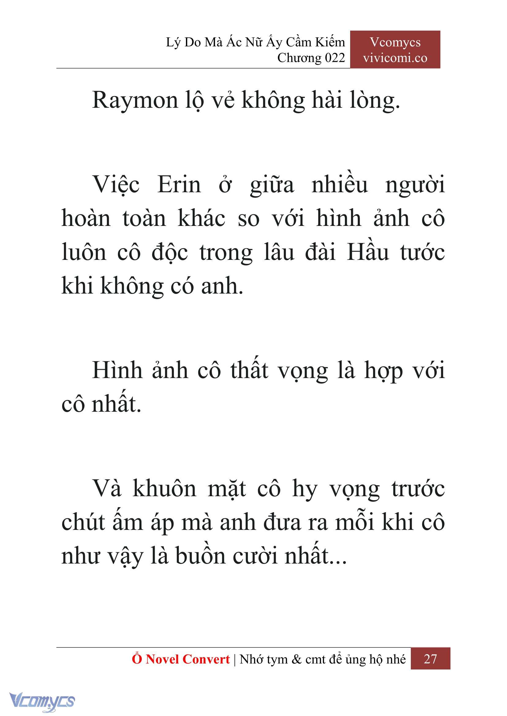 [Novel] Lý Do Mà Ác Nữ Ấy Cầm Kiếm Chapter 22 - Trang 2