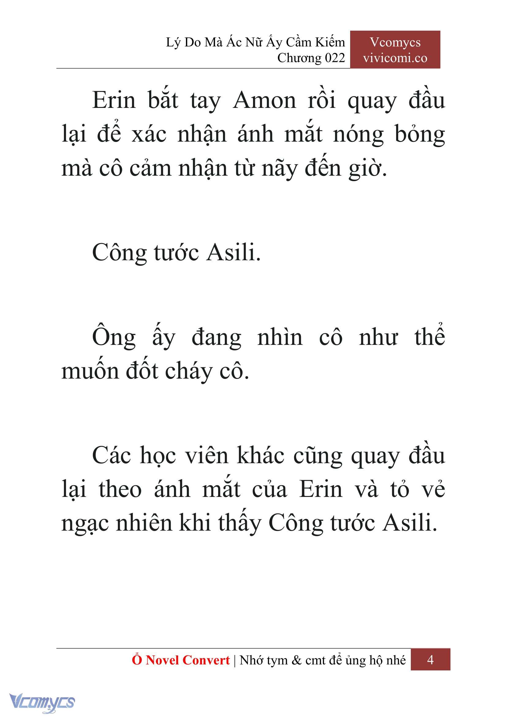 [Novel] Lý Do Mà Ác Nữ Ấy Cầm Kiếm Chapter 22 - Trang 2