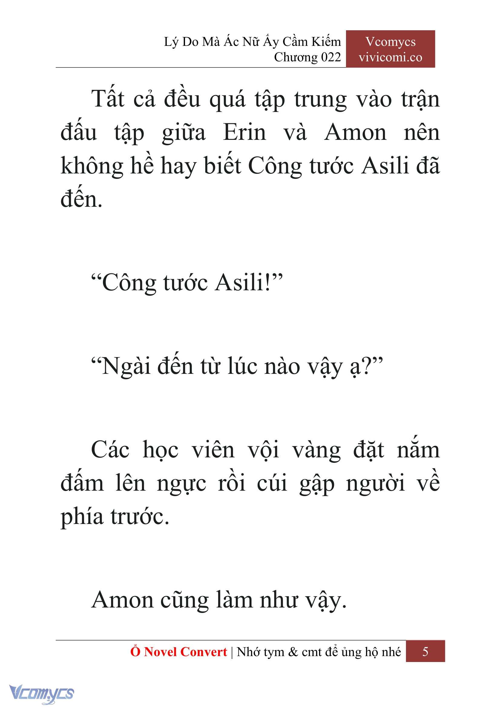 [Novel] Lý Do Mà Ác Nữ Ấy Cầm Kiếm Chapter 22 - Trang 2