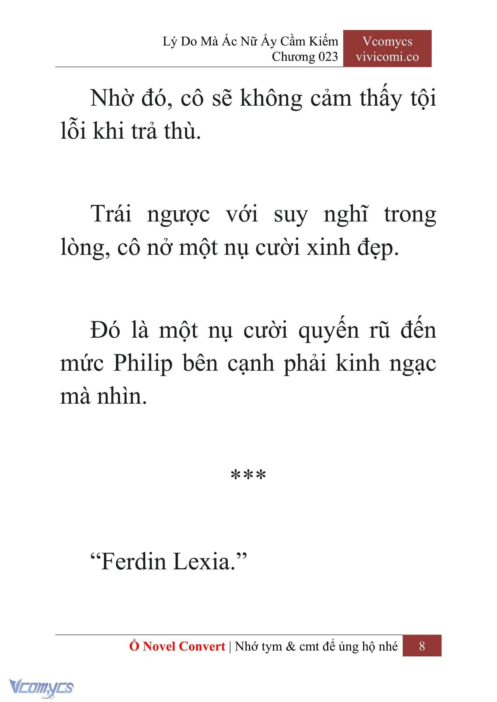 [Novel] Lý Do Mà Ác Nữ Ấy Cầm Kiếm Chapter 23 - Trang 2