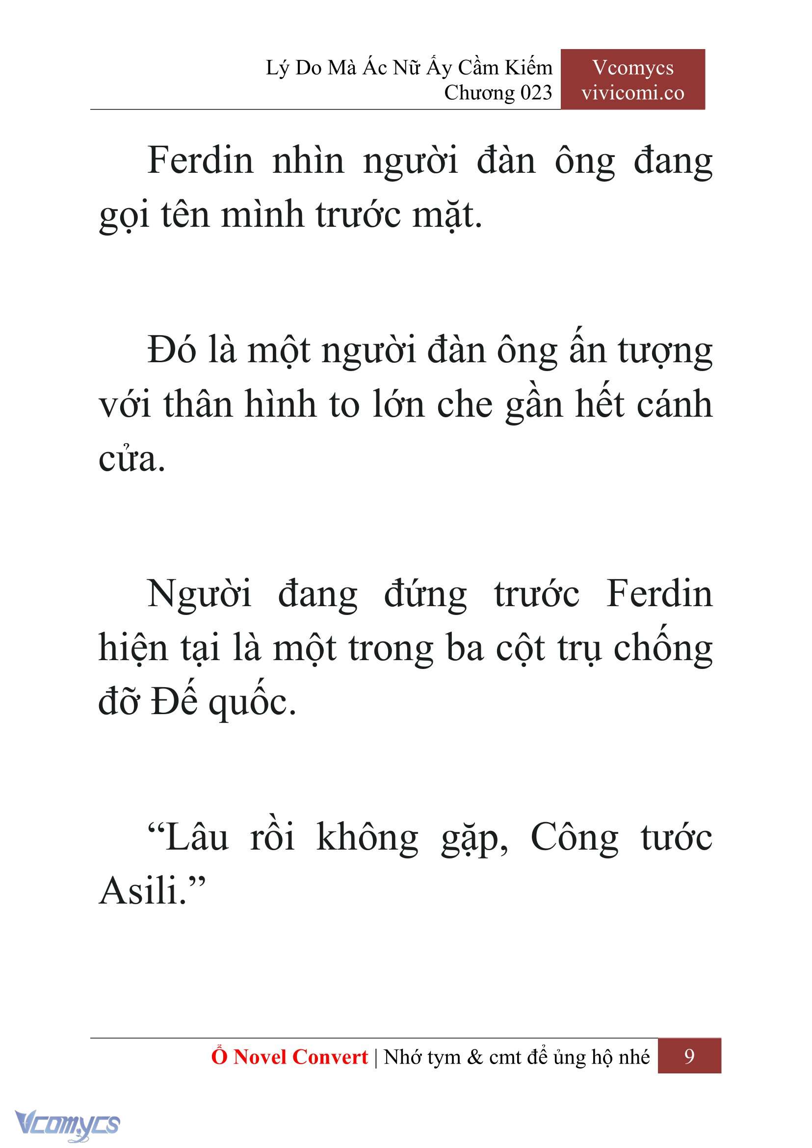 [Novel] Lý Do Mà Ác Nữ Ấy Cầm Kiếm Chapter 23 - Trang 2