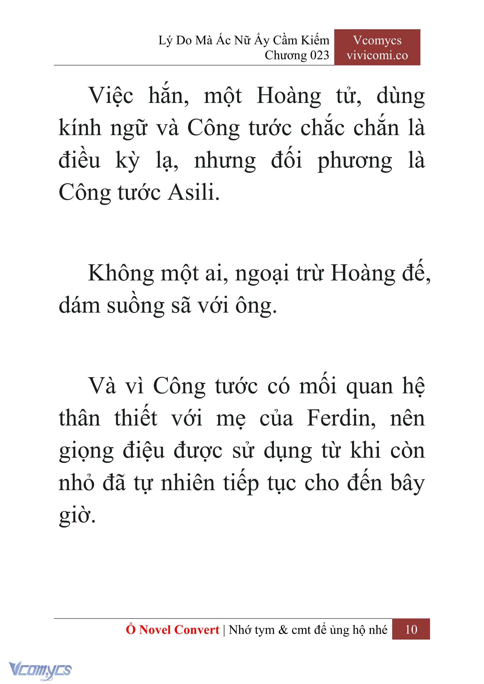 [Novel] Lý Do Mà Ác Nữ Ấy Cầm Kiếm Chapter 23 - Trang 2