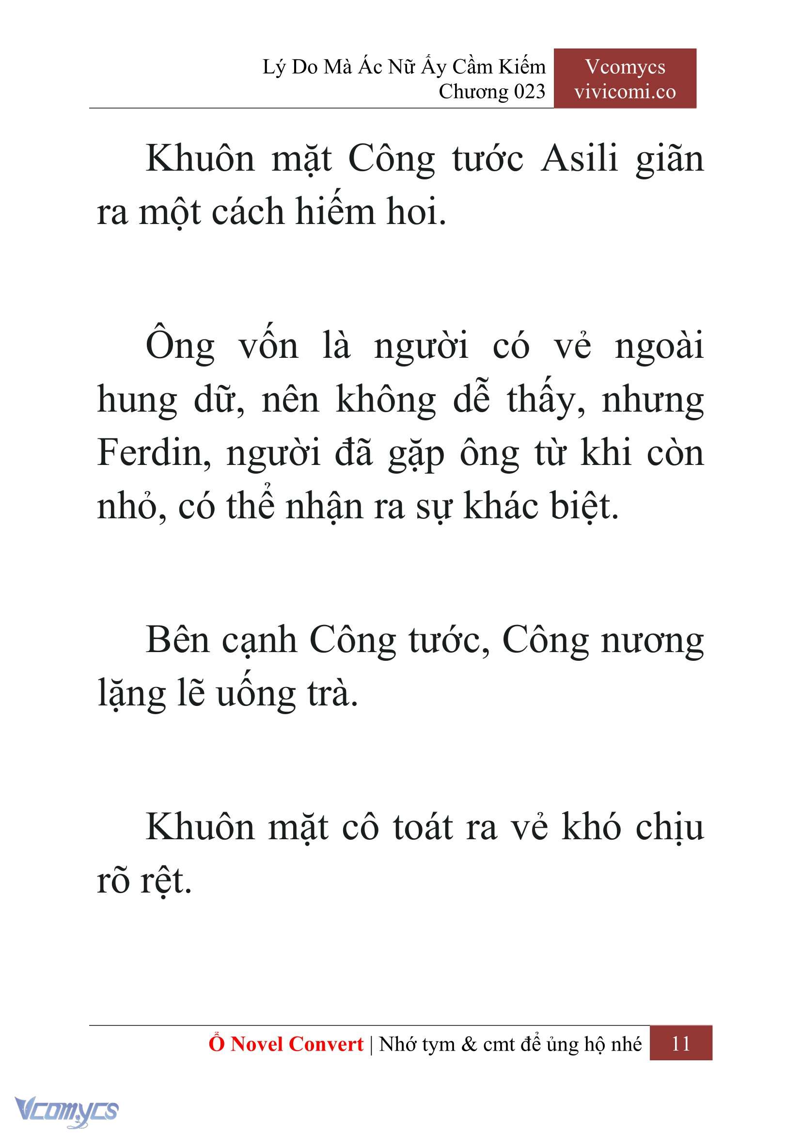 [Novel] Lý Do Mà Ác Nữ Ấy Cầm Kiếm Chapter 23 - Trang 2