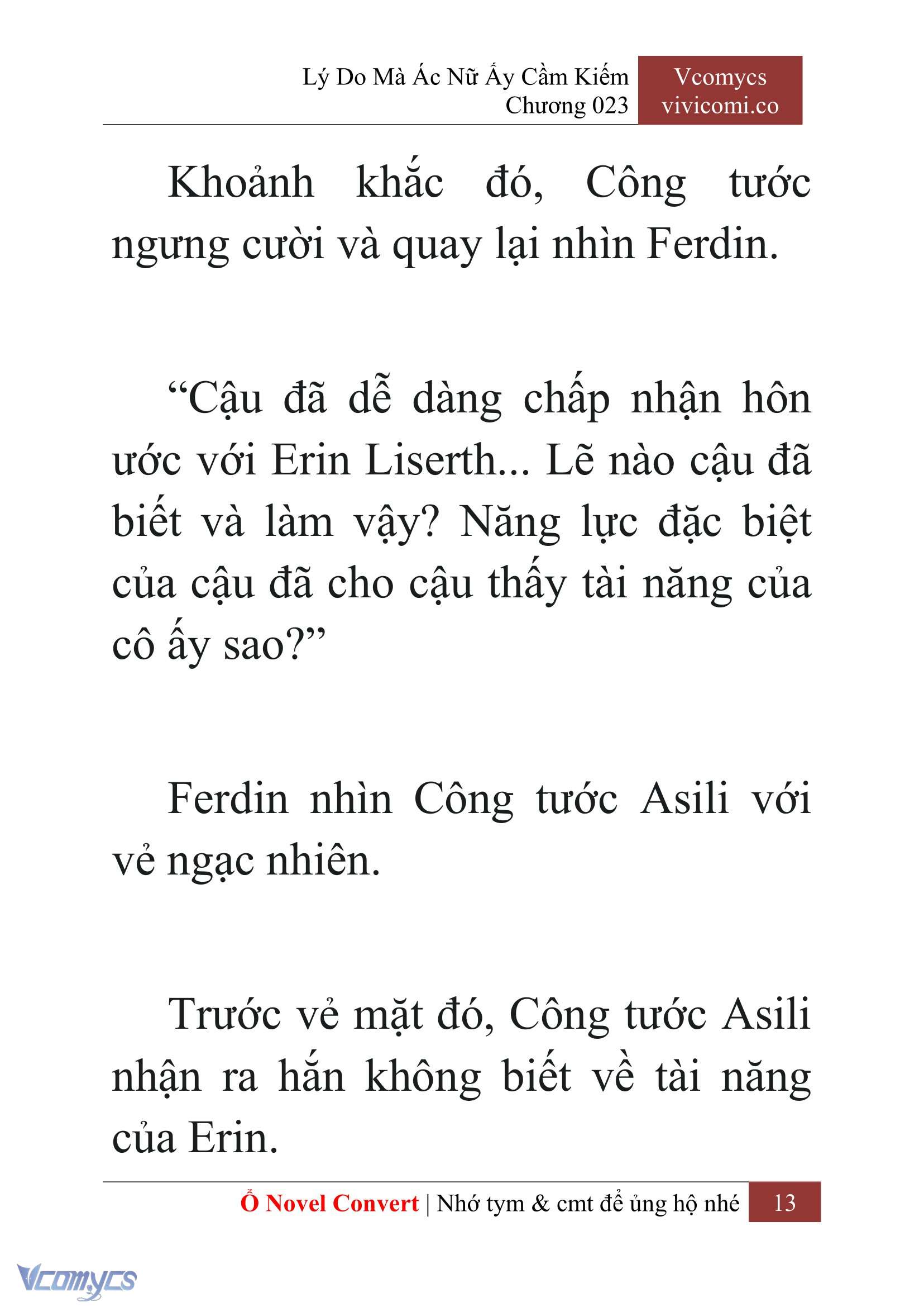 [Novel] Lý Do Mà Ác Nữ Ấy Cầm Kiếm Chapter 23 - Trang 2