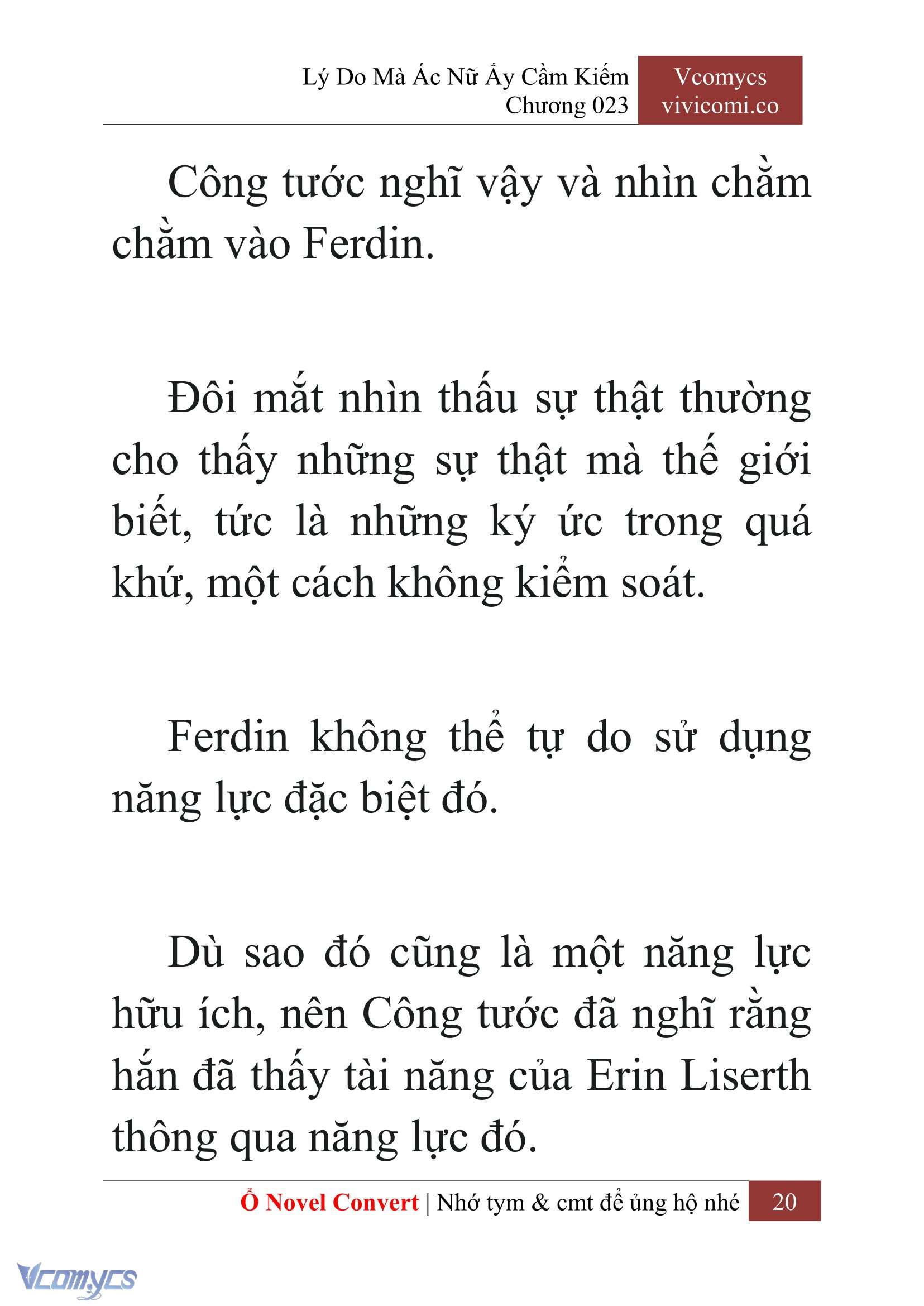 [Novel] Lý Do Mà Ác Nữ Ấy Cầm Kiếm Chapter 23 - Trang 2