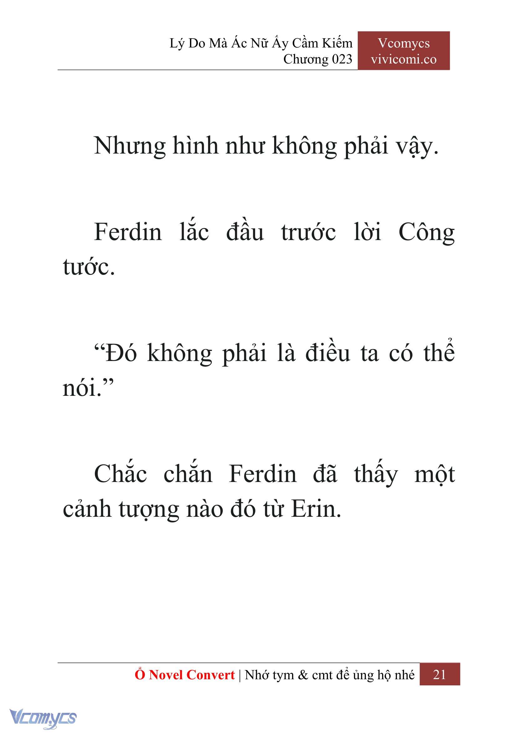 [Novel] Lý Do Mà Ác Nữ Ấy Cầm Kiếm Chapter 23 - Trang 2