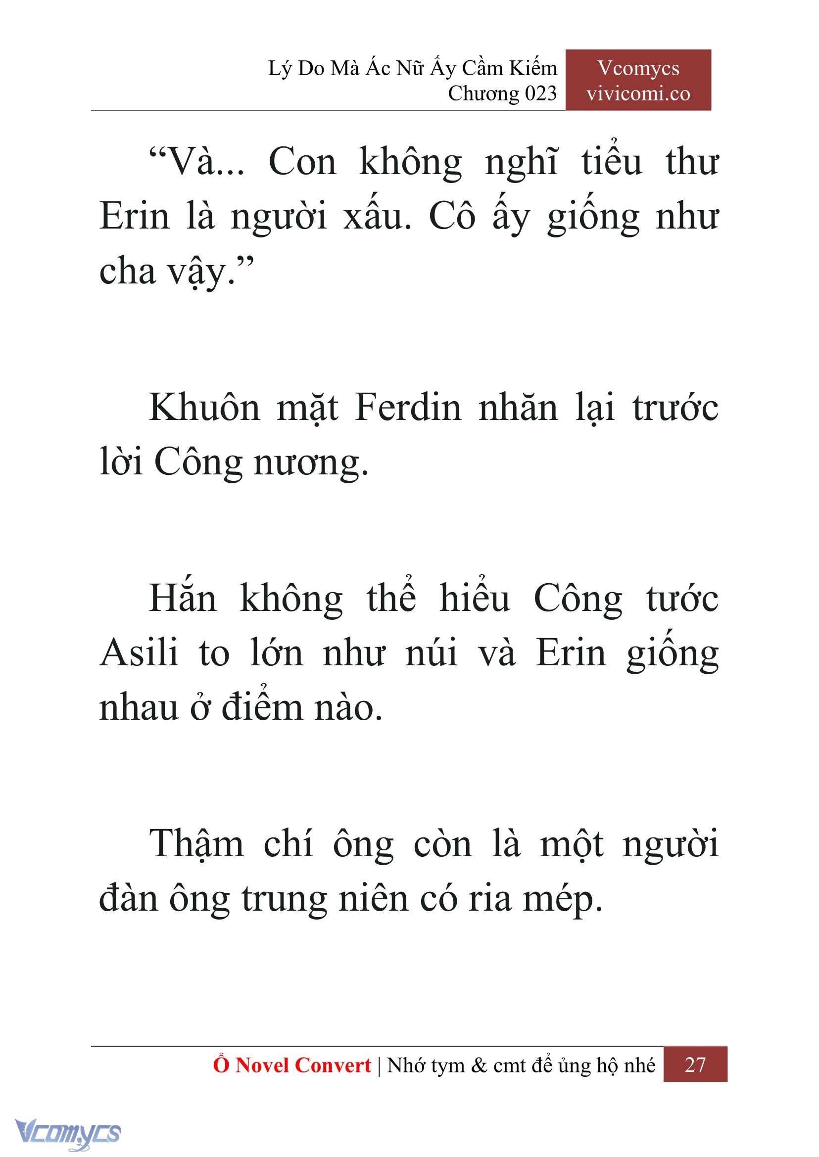 [Novel] Lý Do Mà Ác Nữ Ấy Cầm Kiếm Chapter 23 - Trang 2