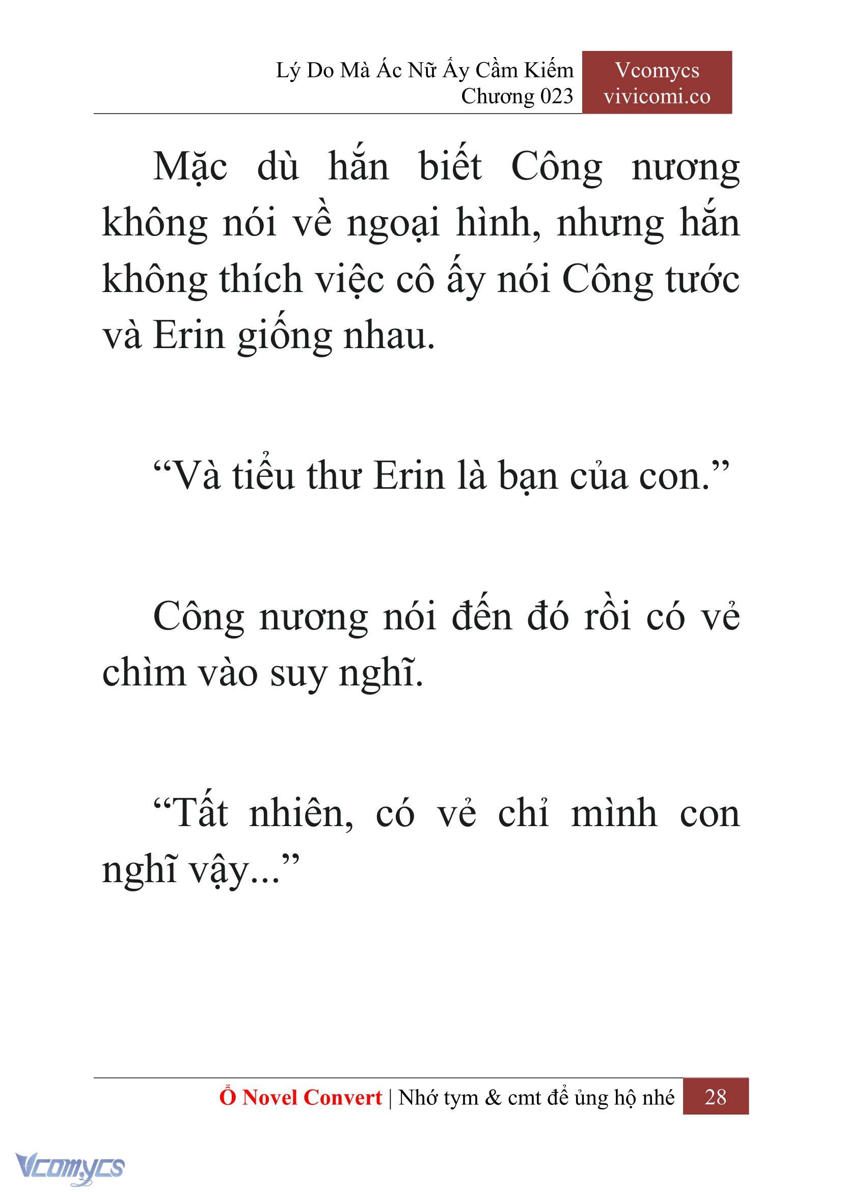 [Novel] Lý Do Mà Ác Nữ Ấy Cầm Kiếm Chapter 23 - Trang 2