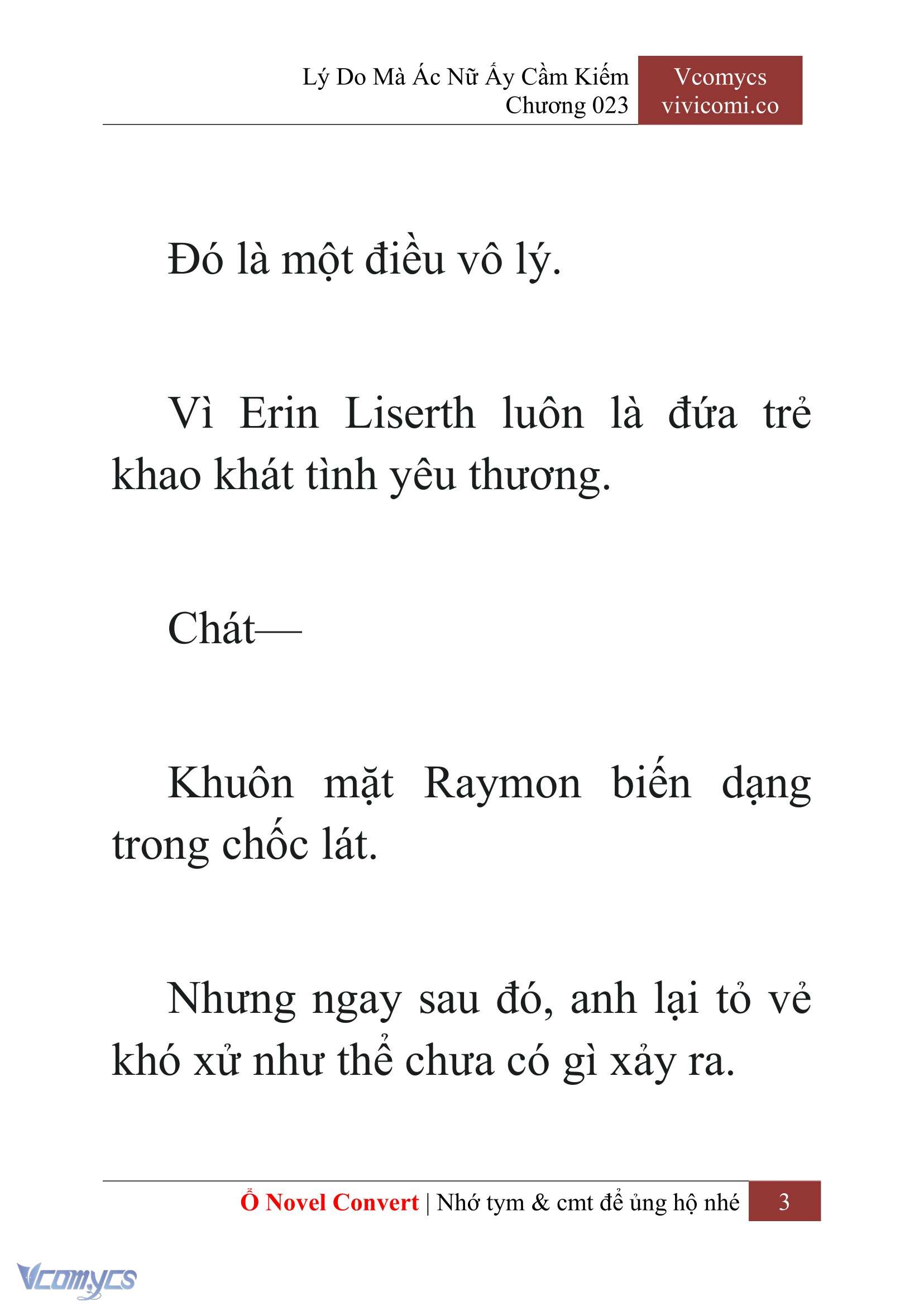 [Novel] Lý Do Mà Ác Nữ Ấy Cầm Kiếm Chapter 23 - Trang 2