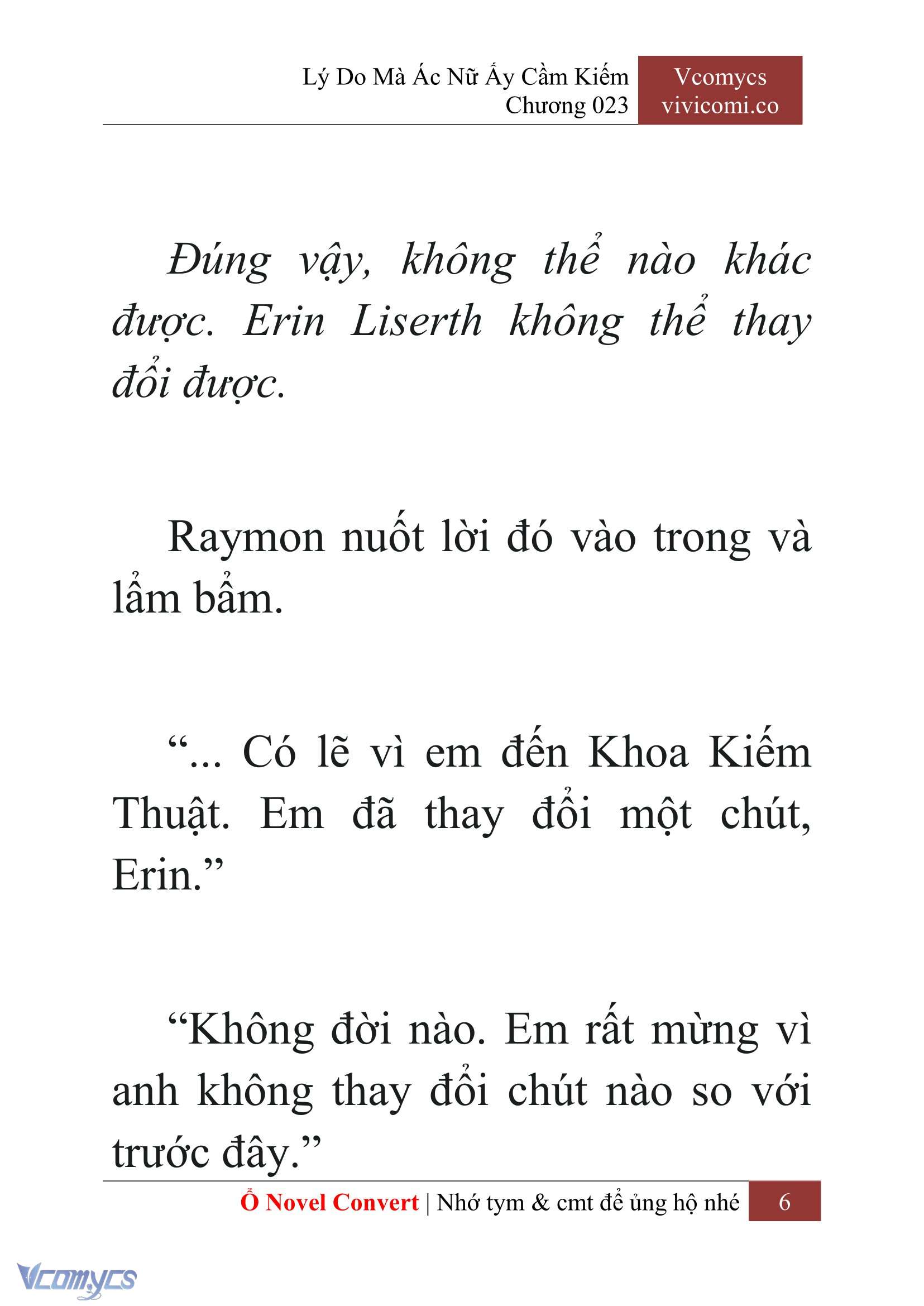 [Novel] Lý Do Mà Ác Nữ Ấy Cầm Kiếm Chapter 23 - Trang 2