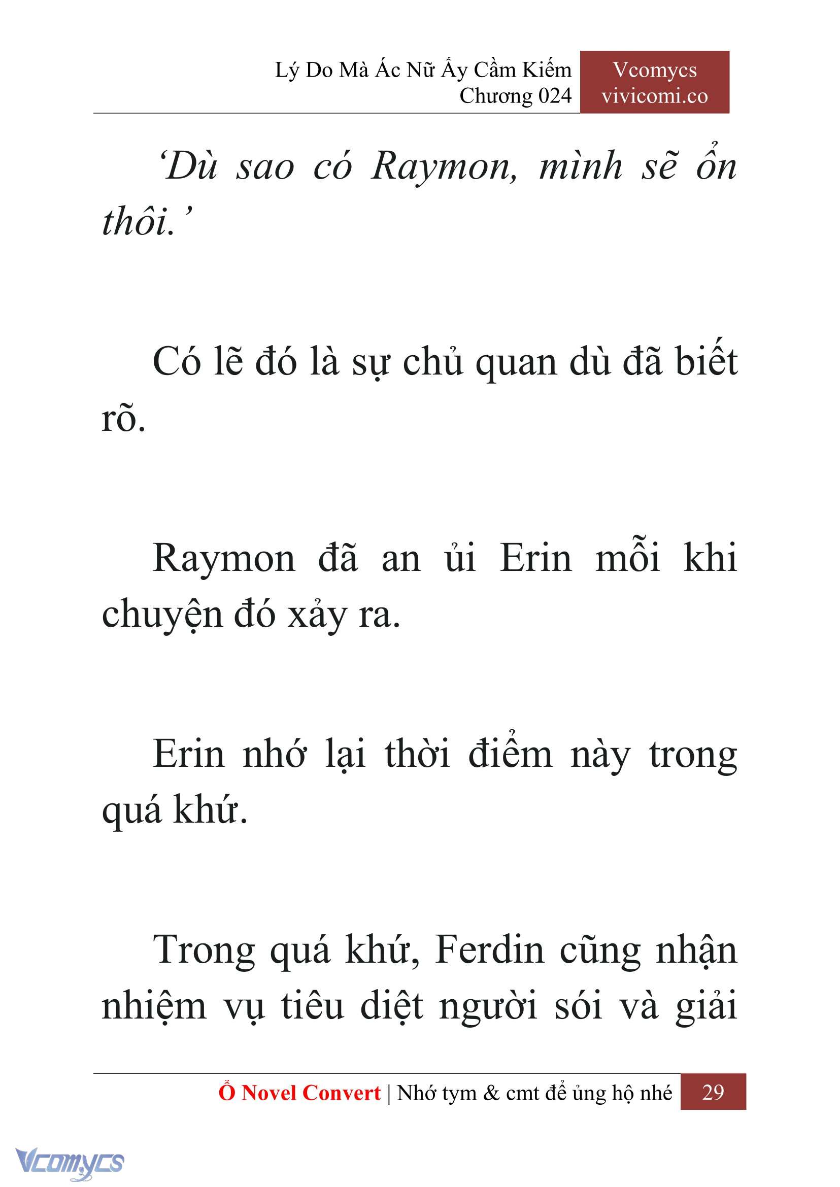 [Novel] Lý Do Mà Ác Nữ Ấy Cầm Kiếm Chapter 24 - Trang 2